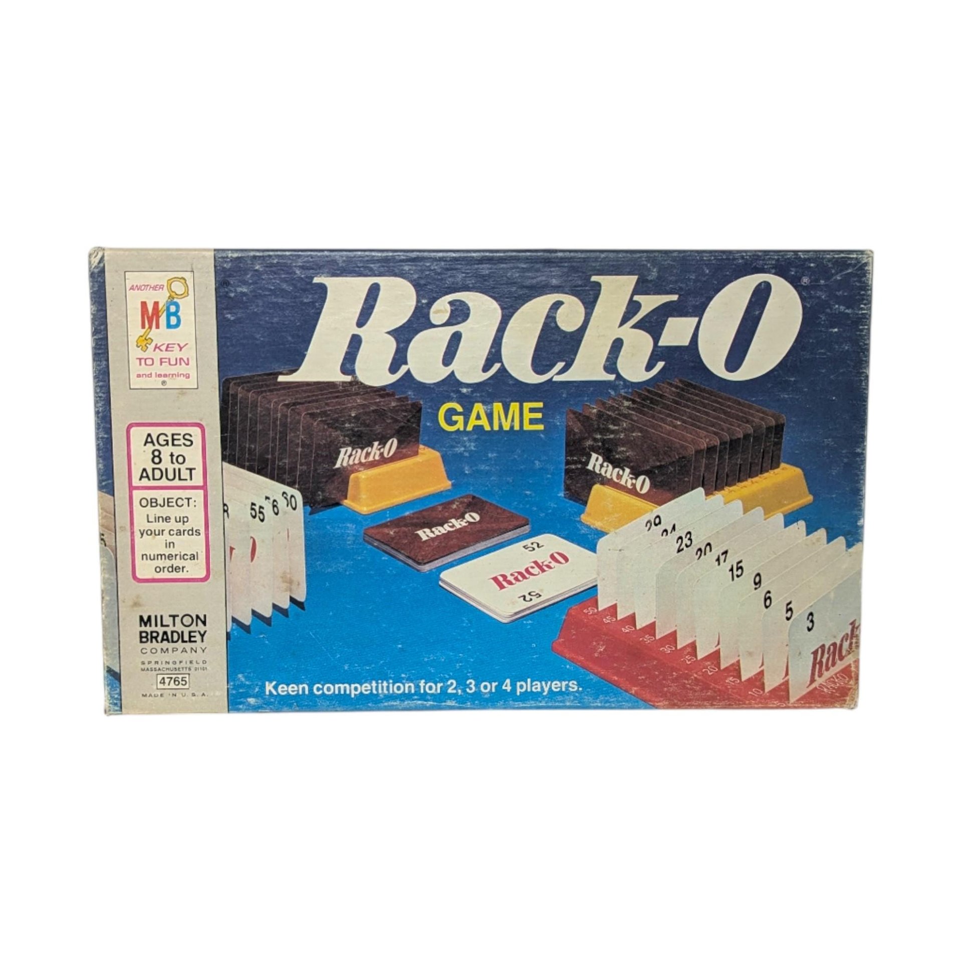 Vintage 1961 Rack-O Game: Milton Bradley Classic Card Game