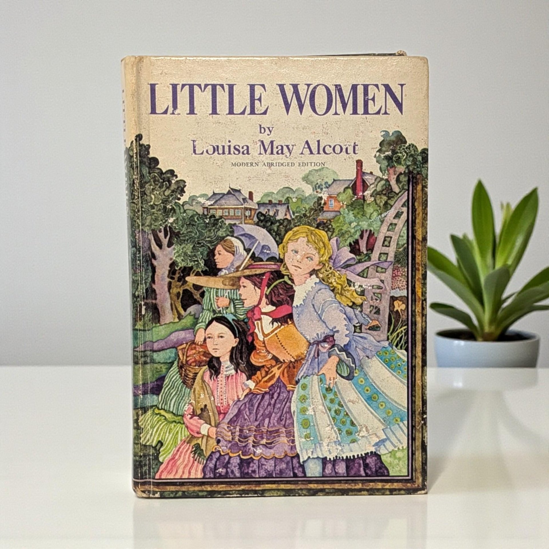 Vintage 1970 Little Women Book: Louisa May Alcott Hardcover Abridged Edition