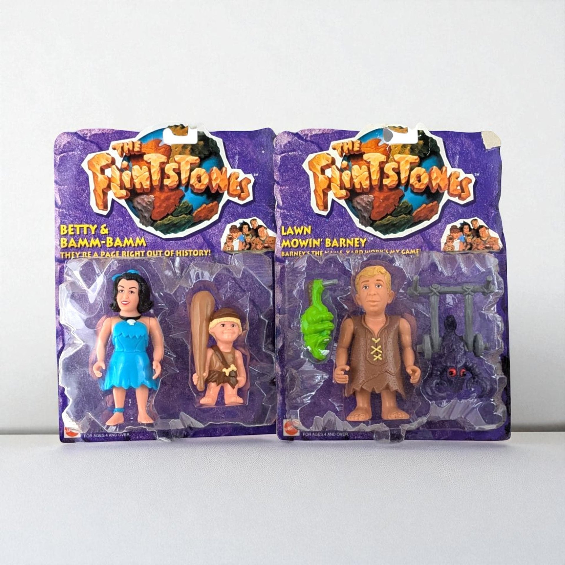Vintage 1993 Flintstones Action Figure: Mattel Toy, Choose Your Character