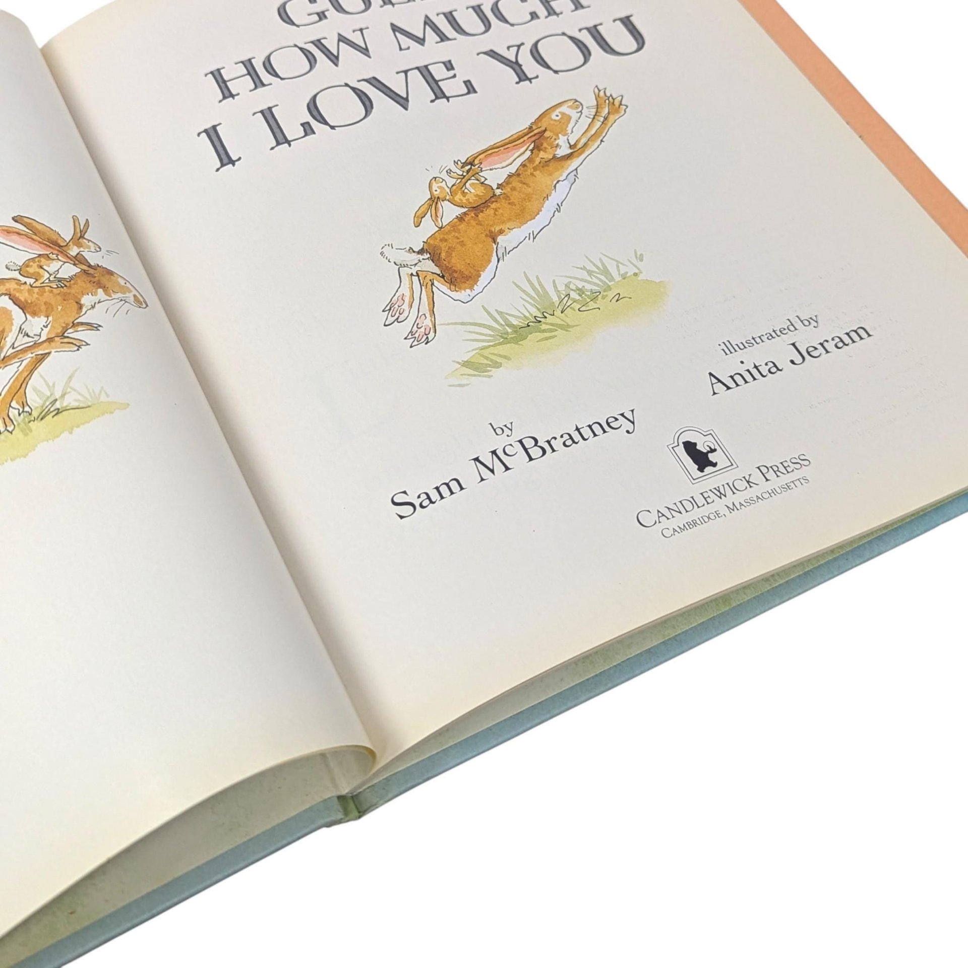 Vintage 1995 Guess How Much I Love You: Sam McBratney Hardcover Book