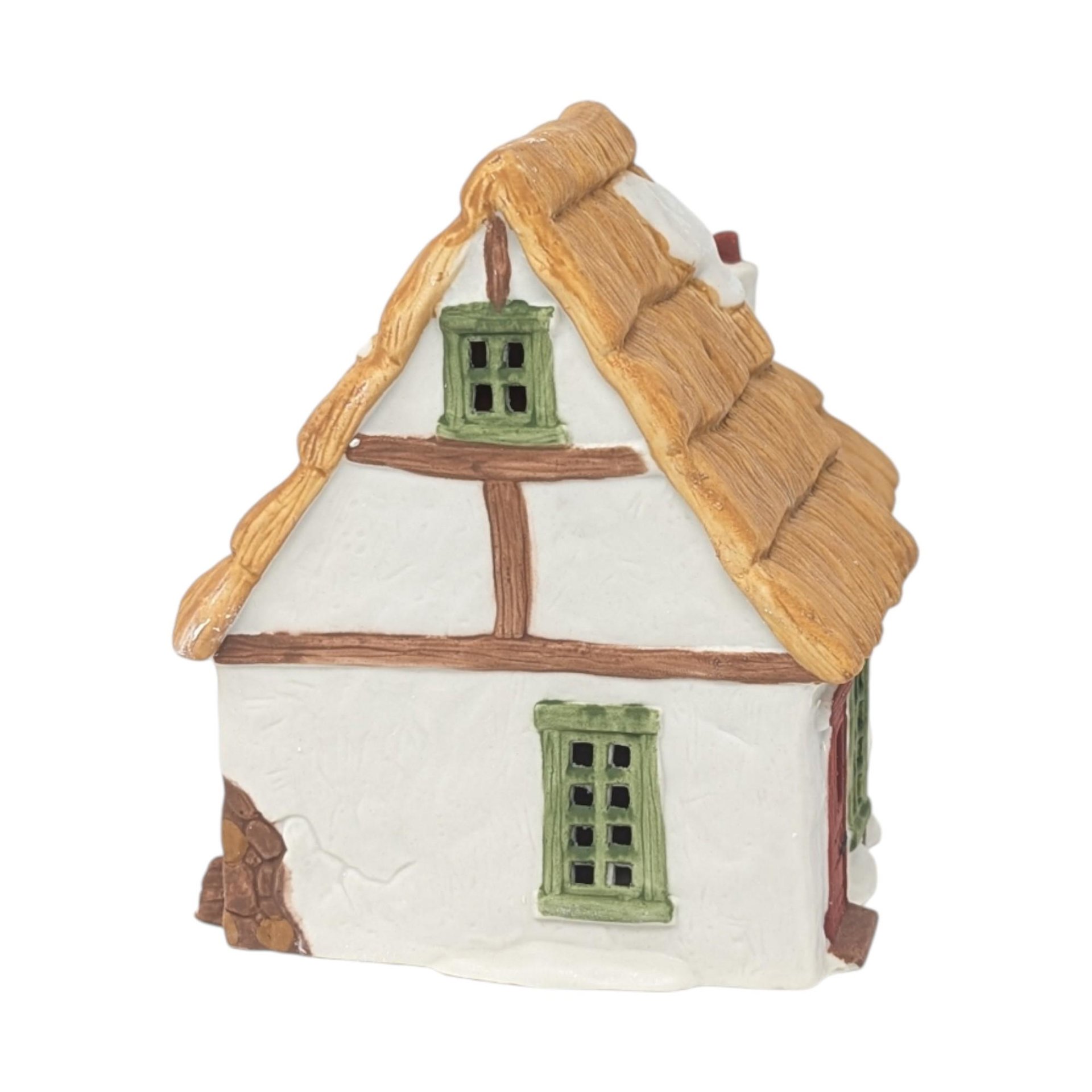 Vintage 1988 Bob Crachit & Tiny Tim Cottage: Dept 56 Dickens Village House