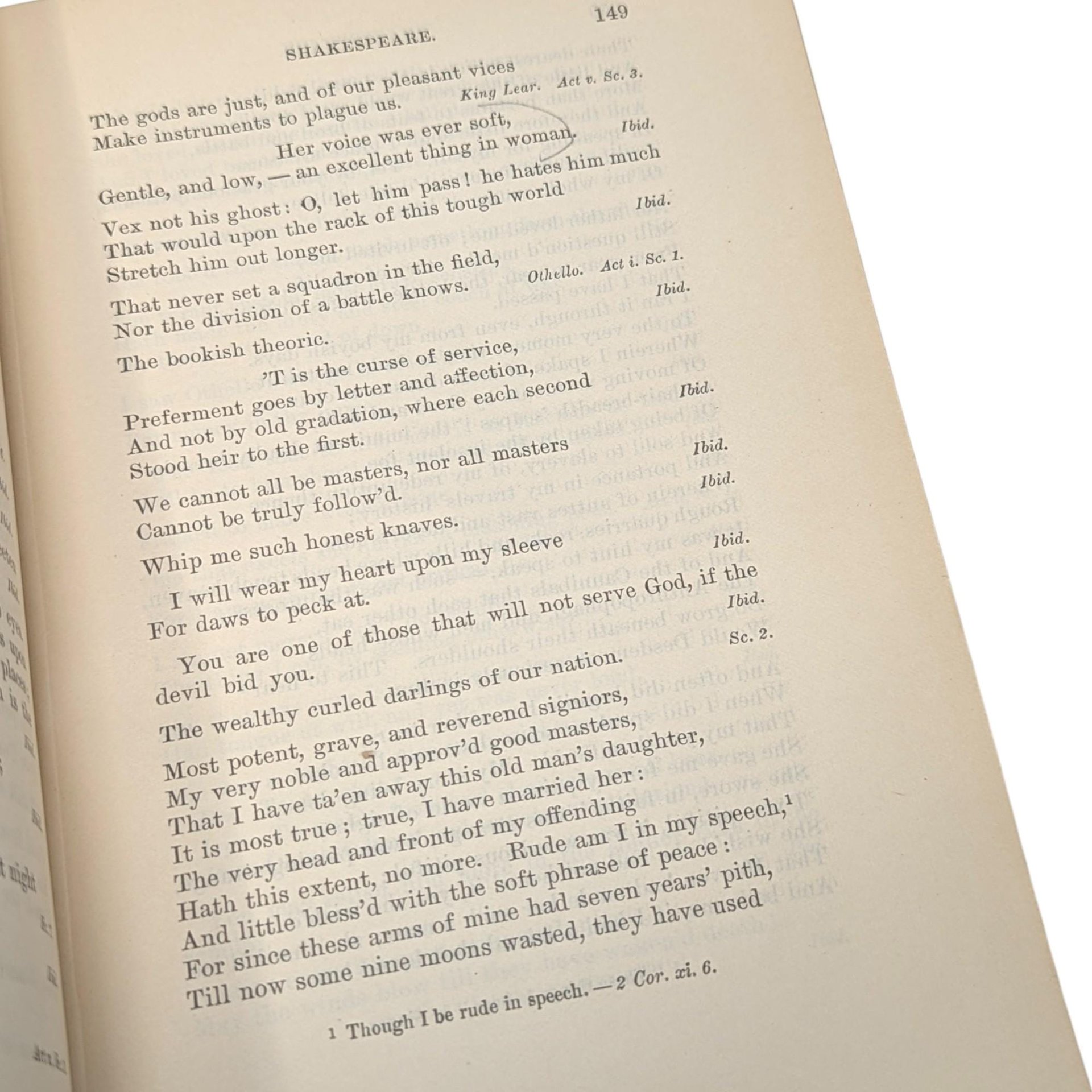 Antique Bartlett's Familiar Quotations Book: Antique Brown Cloth Decorative Gilt Spine