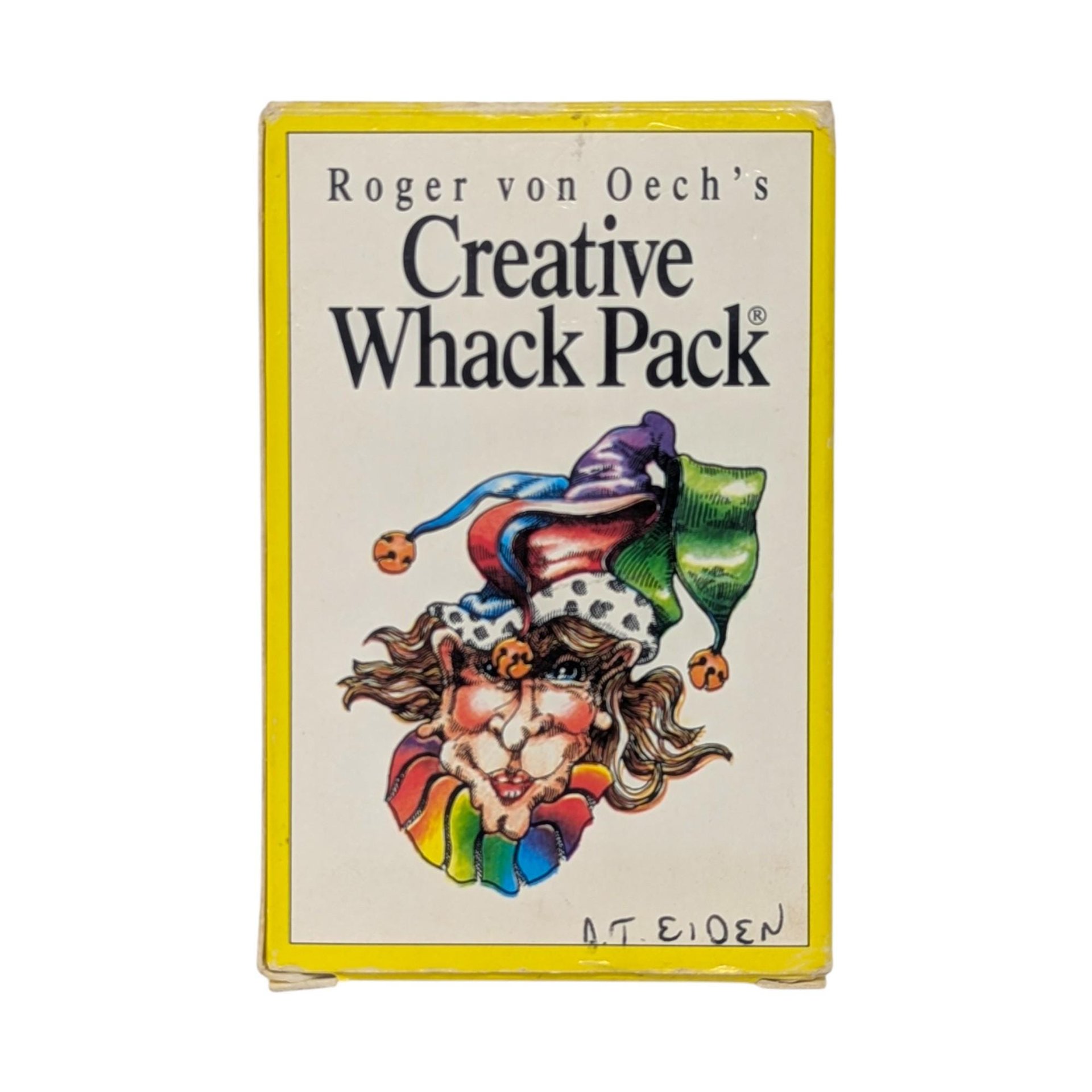 Vintage 1992 Creative Whack Pack: Roger von Oech Creativity Strategy Cards