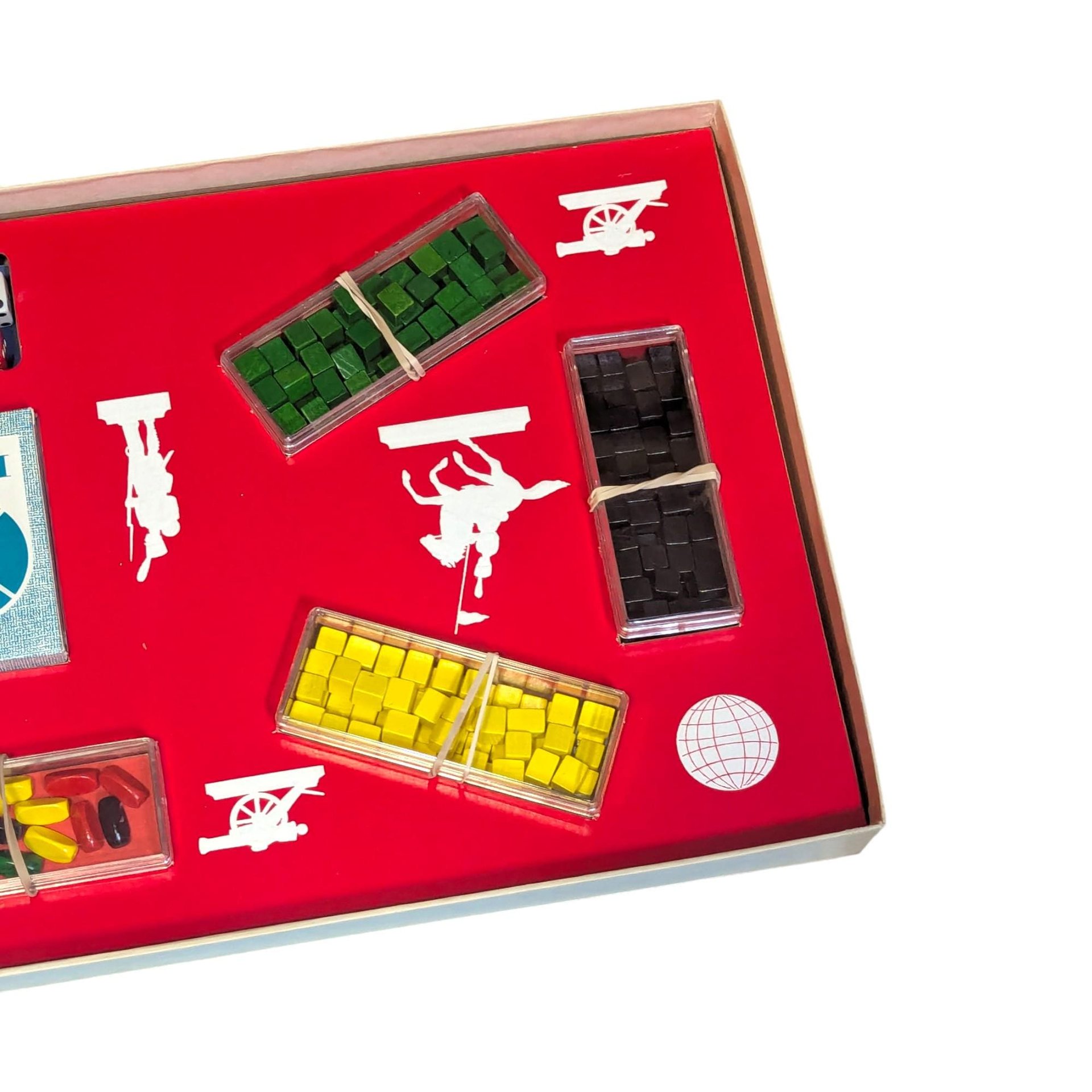 Vintage 1968 Risk Board Game: Parker Brothers Continental Strategy Game