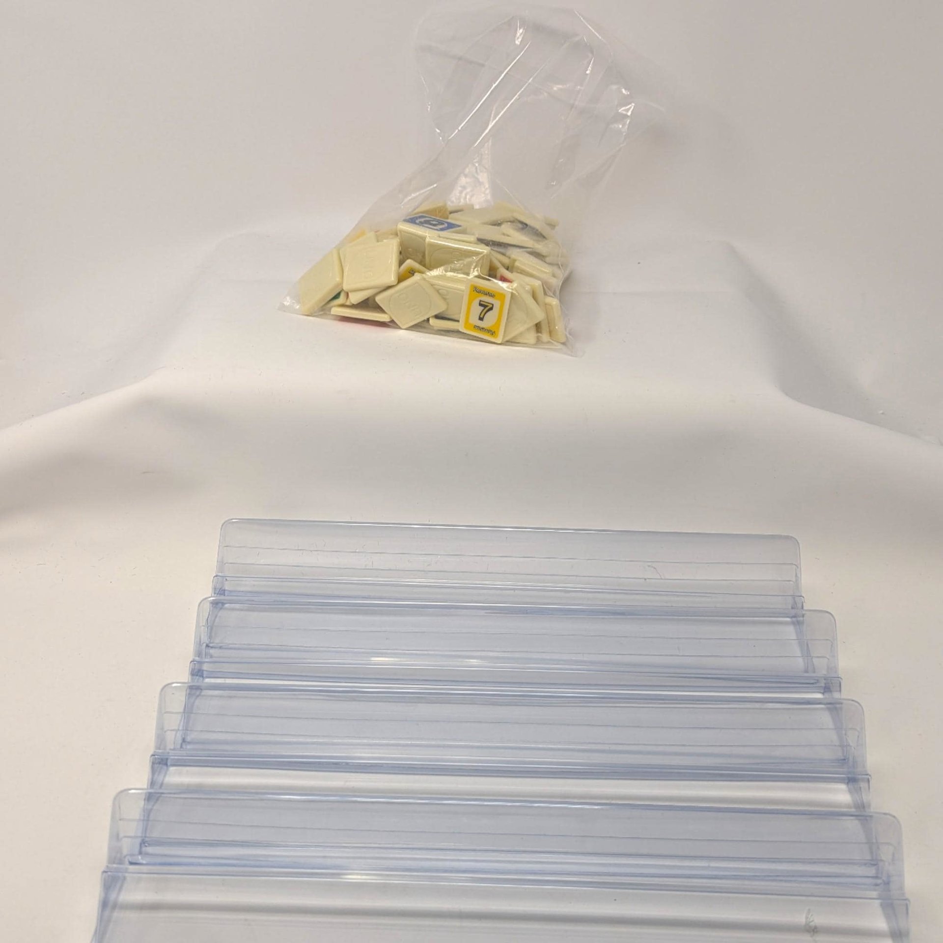 Vintage 1993 Uno Rummy-Up Game: Mattel Tile Strategy Family Activity