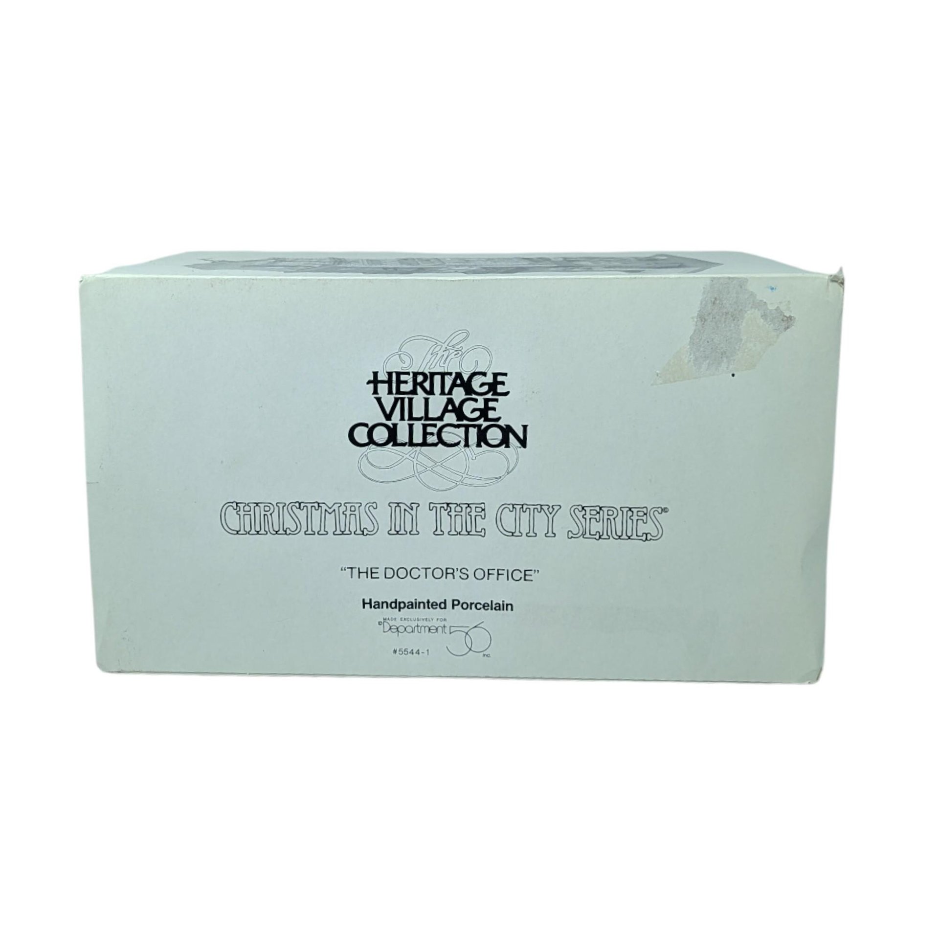 1991 The Doctor's Office Building: Dept 56 Christmas in the City Series