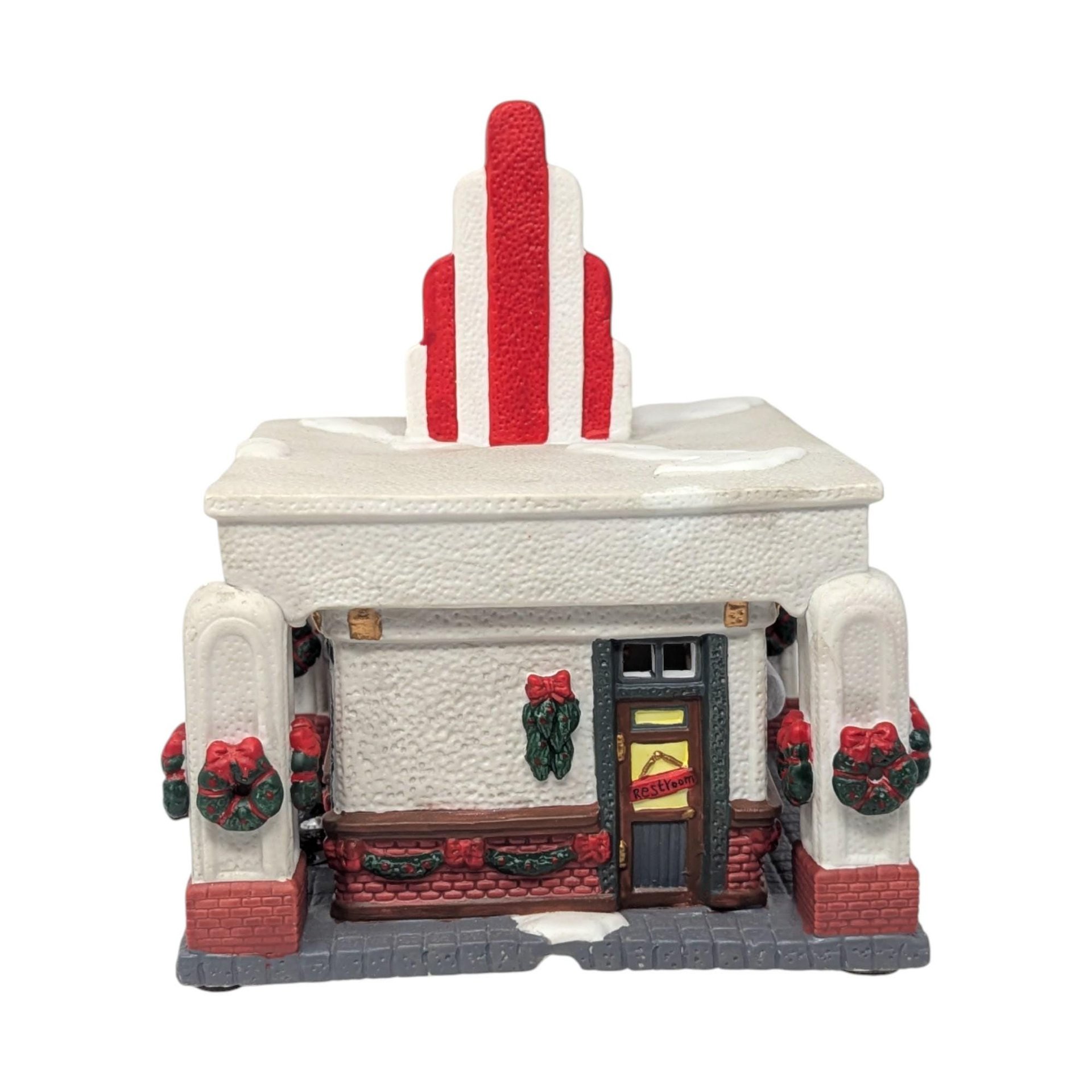 1999 St. Nicholas Square Service Station: Art Deco Gas Station Building (Imperfect)