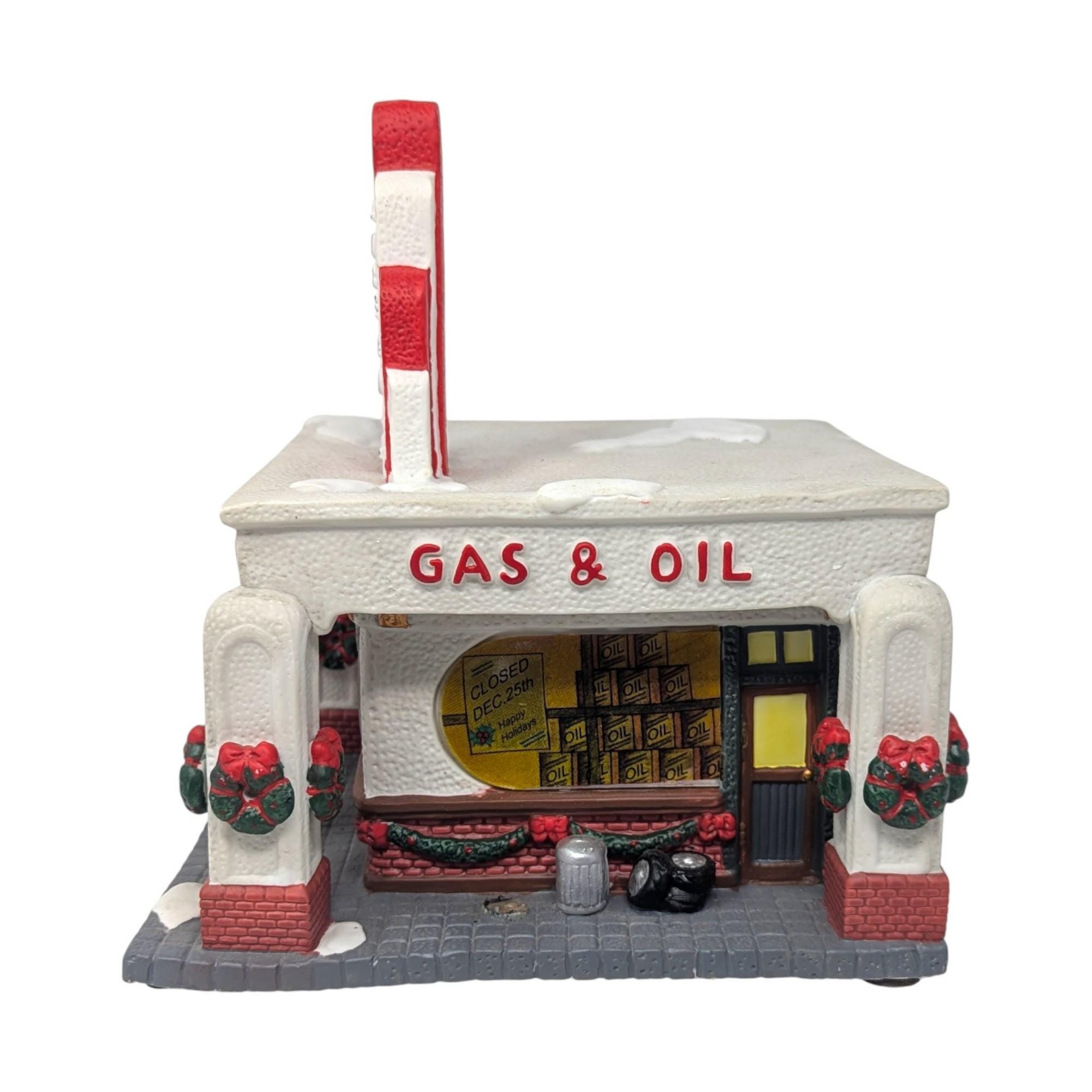 1999 St. Nicholas Square Service Station: Art Deco Gas Station Building (Imperfect)