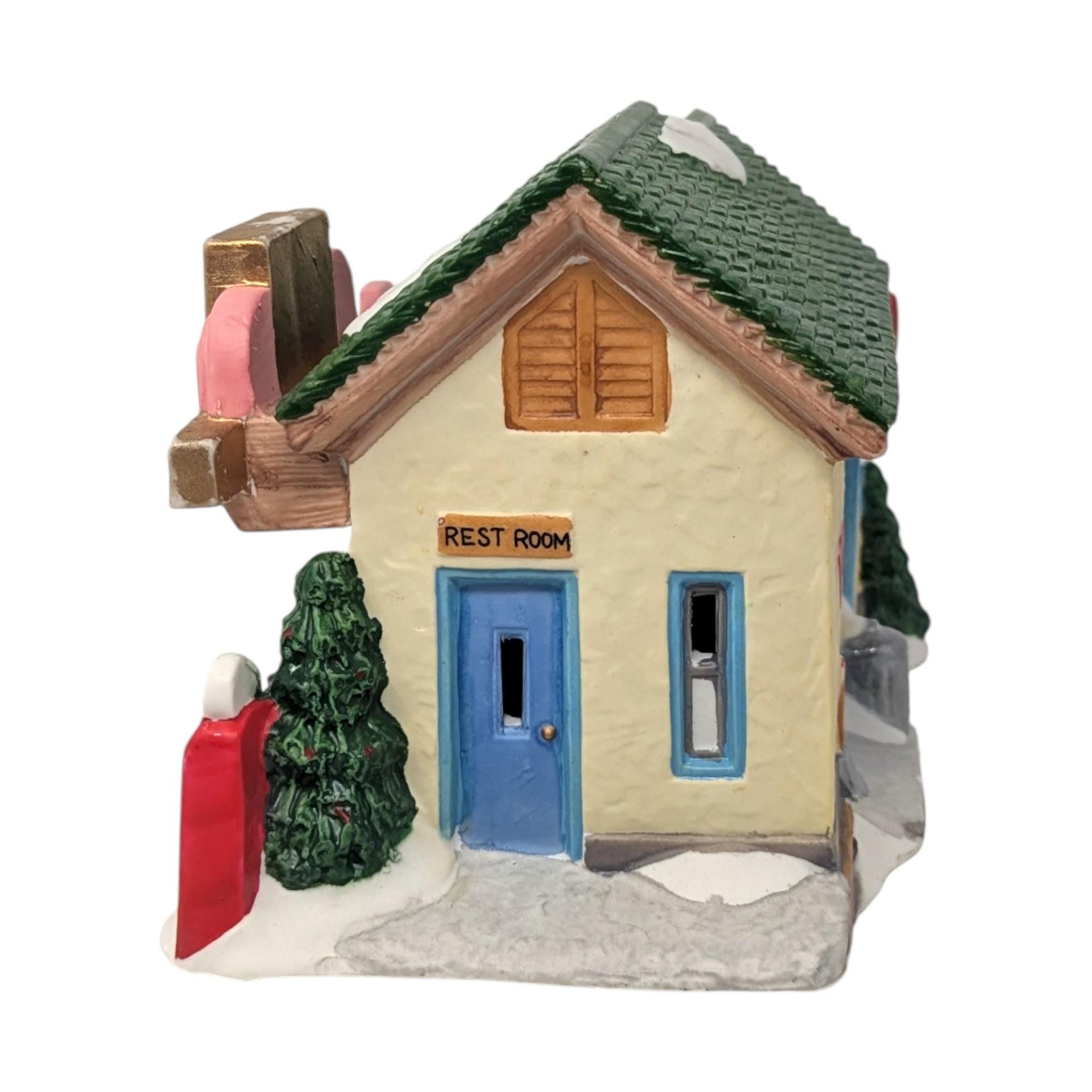 Vintage 1997 Junction Cafe Lighted Building: Seasonal Specialties Village