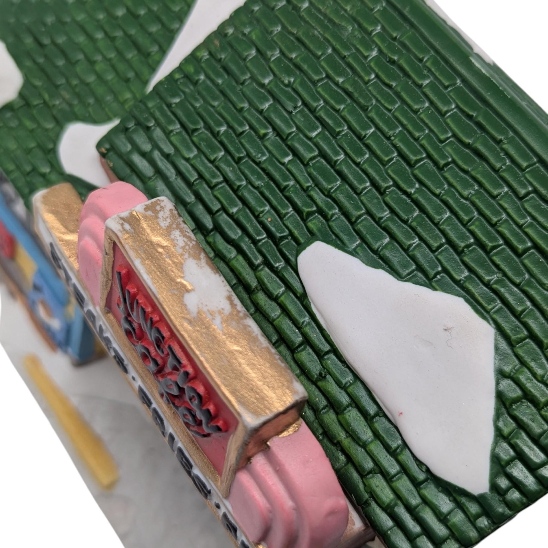 Vintage 1997 Junction Cafe Lighted Building: Seasonal Specialties Village