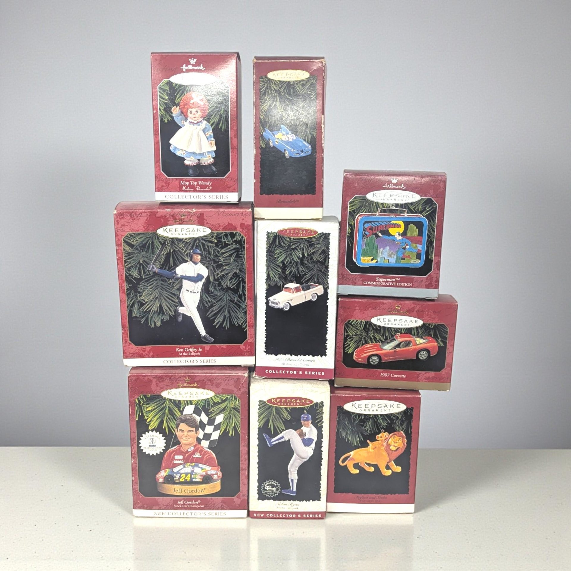 Vintage Hallmark Keepsake Ornaments Choice: Sports Cars Pop Culture