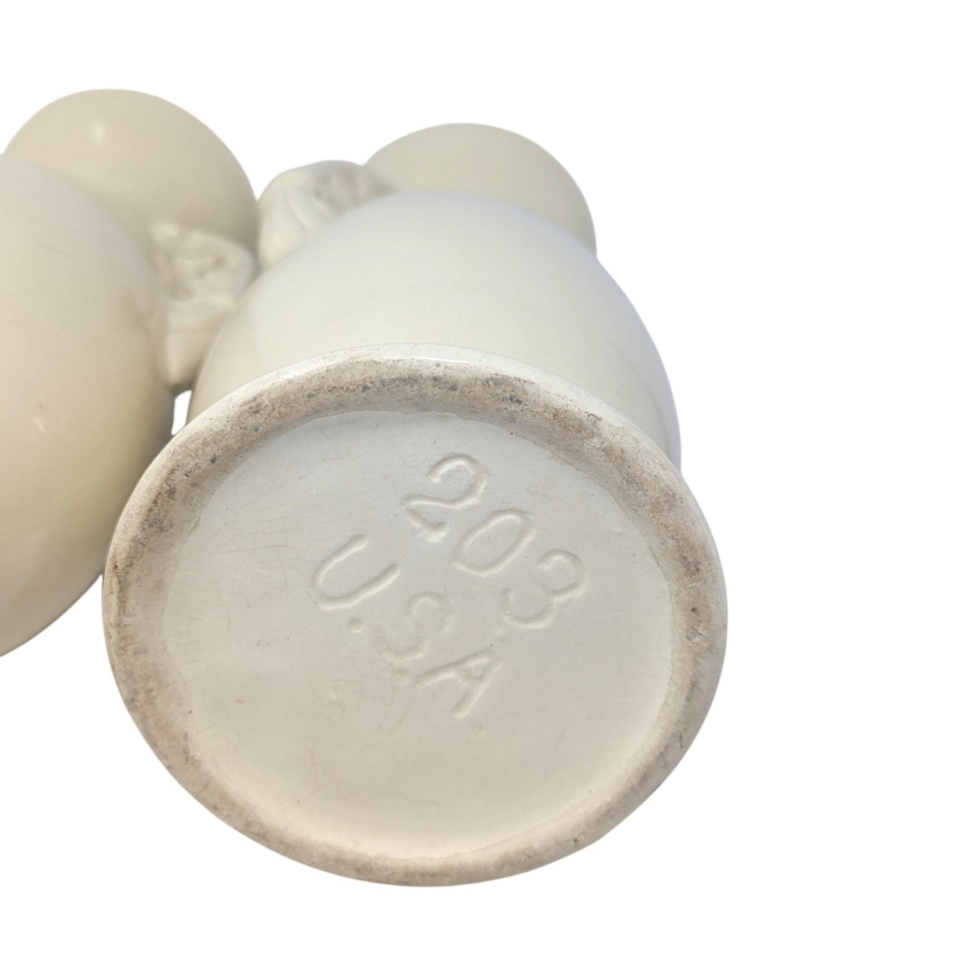 1950s 'Neoclassical' McCoy Pottery Cream Urn Vase