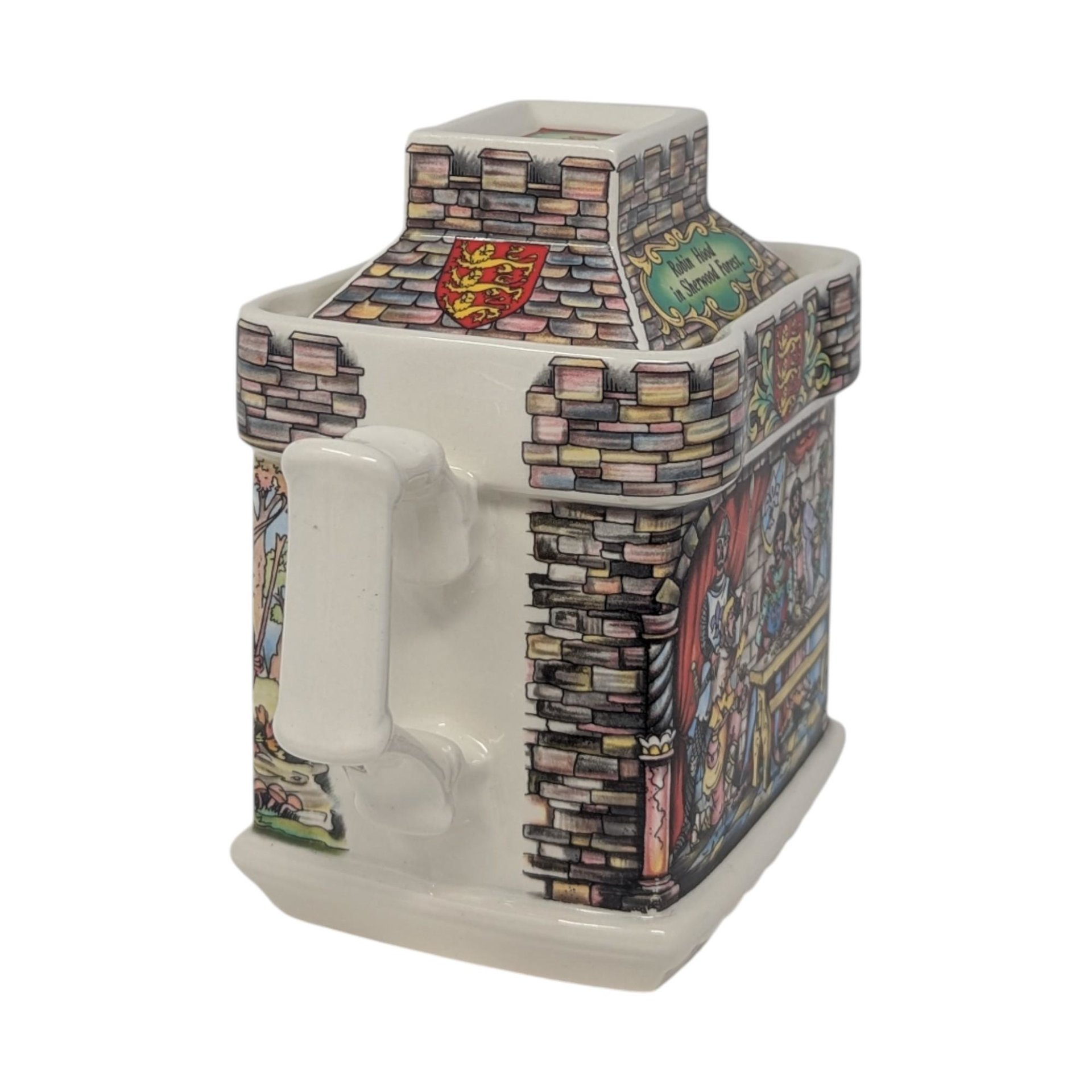 1980s 'Robin Hood & Sherwood Forest' Sadler Porcelain Teapot