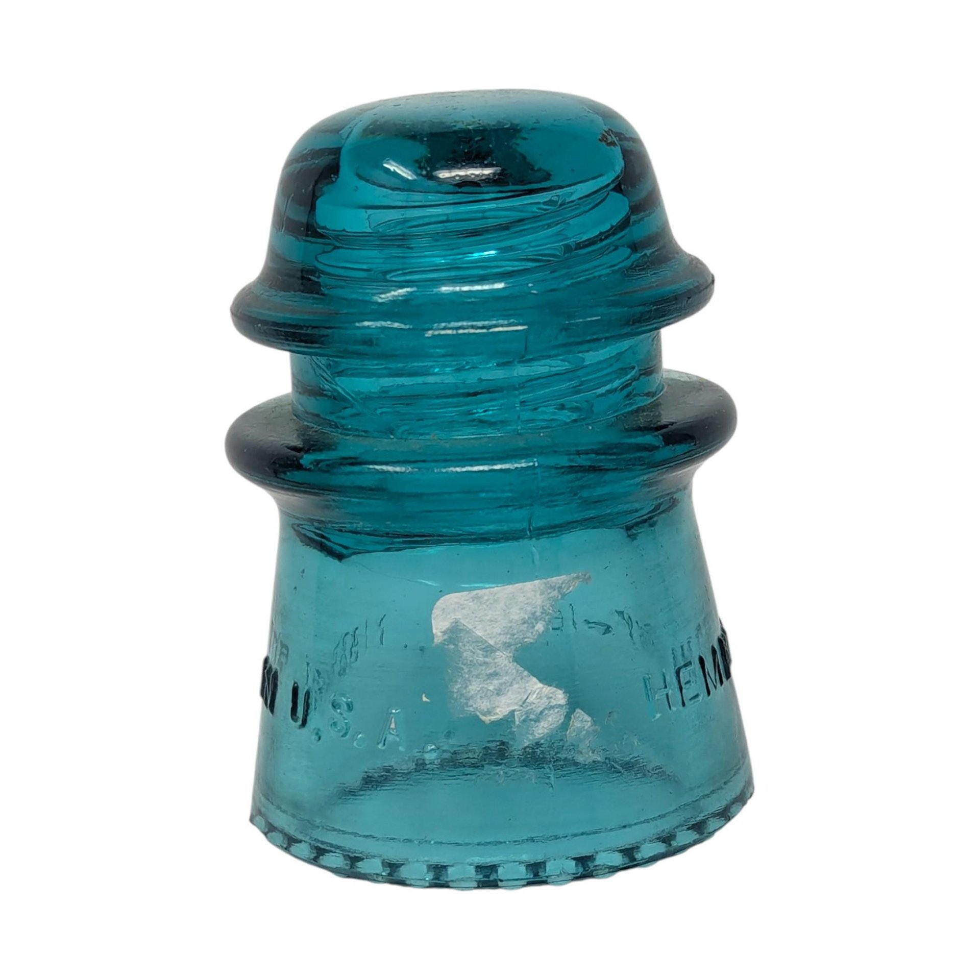 Antique and Vintage Glass Insulator Choice: Hemingray Brookfield Locke Industrial Decor