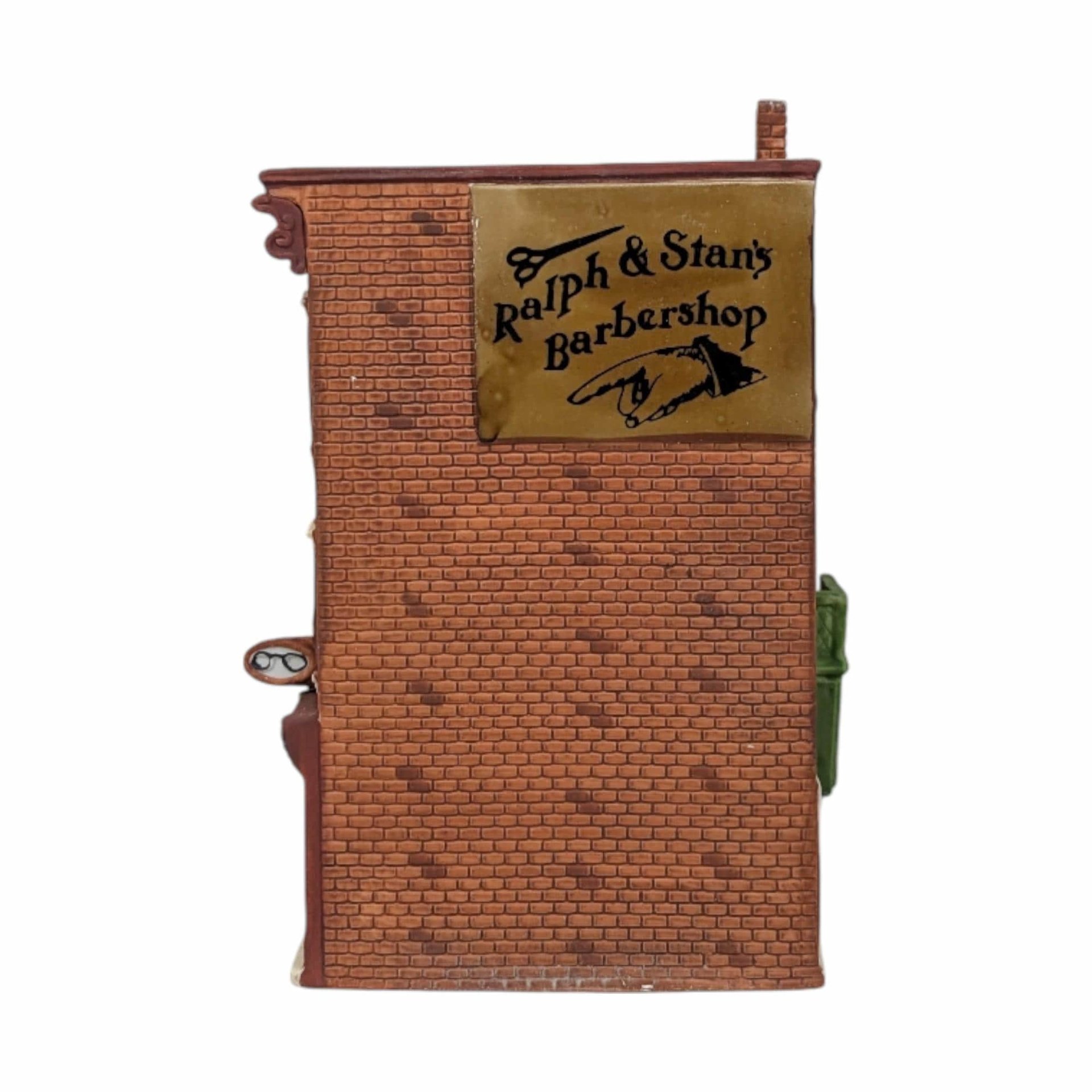 Vintage 1988 Variety Store and Barber Shop: Dept 56 Christmas in the City