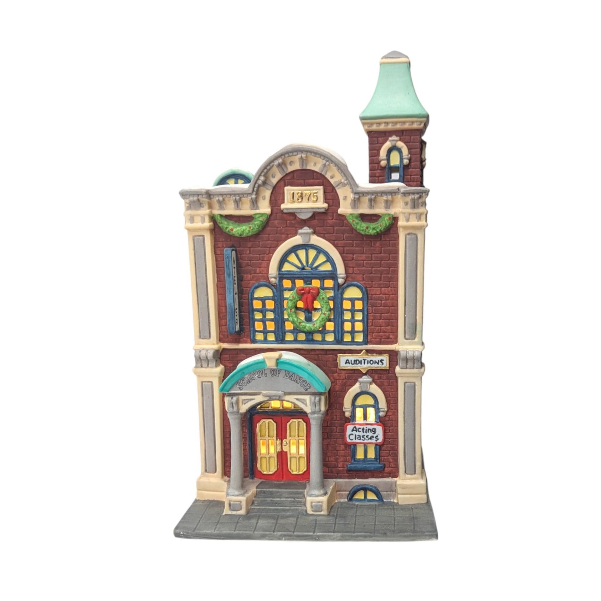Vintage 1991 Arts Academy Building: Dept 56 Christmas in the City