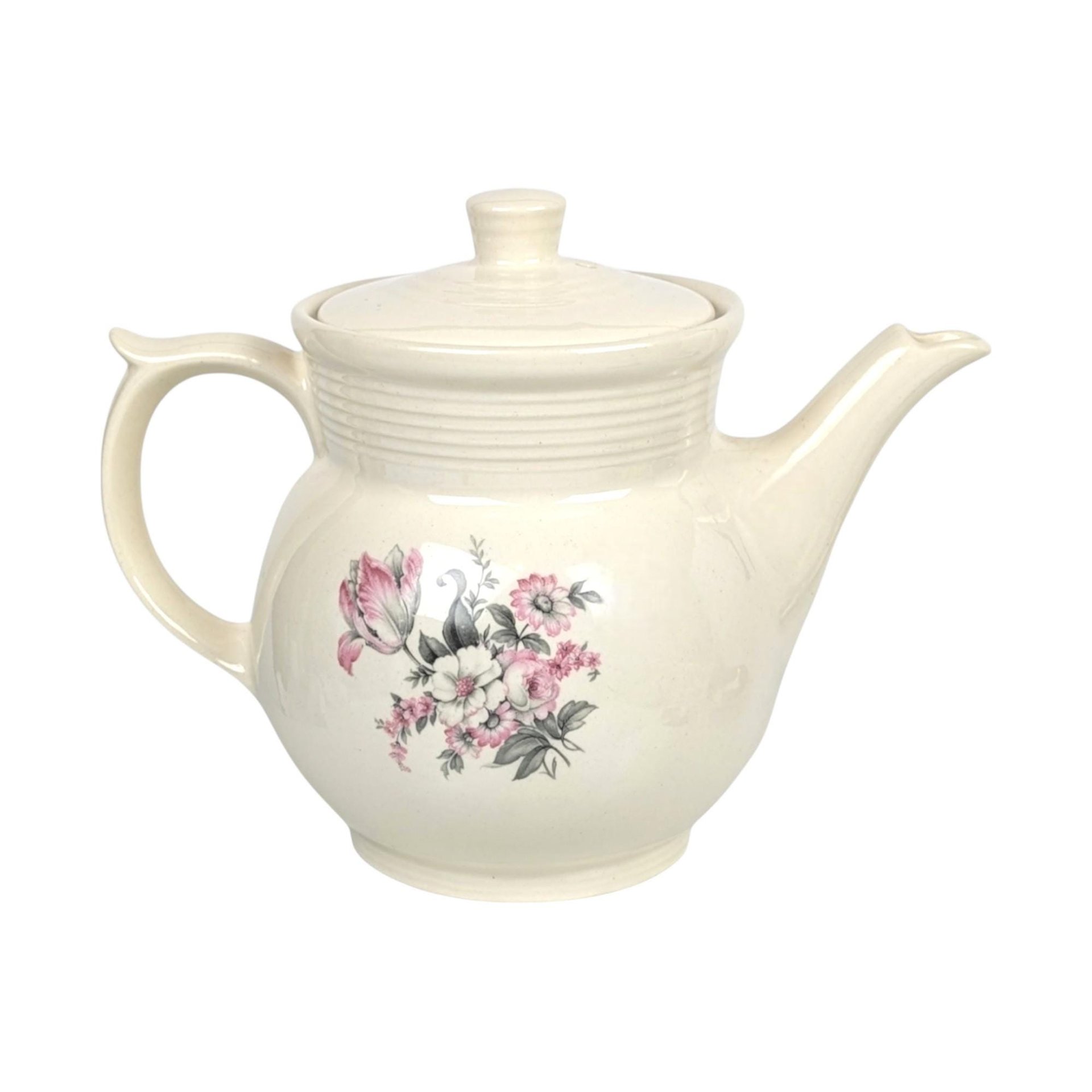 1930s Drip-O-Lator Floral Ceramic Coffee Pot