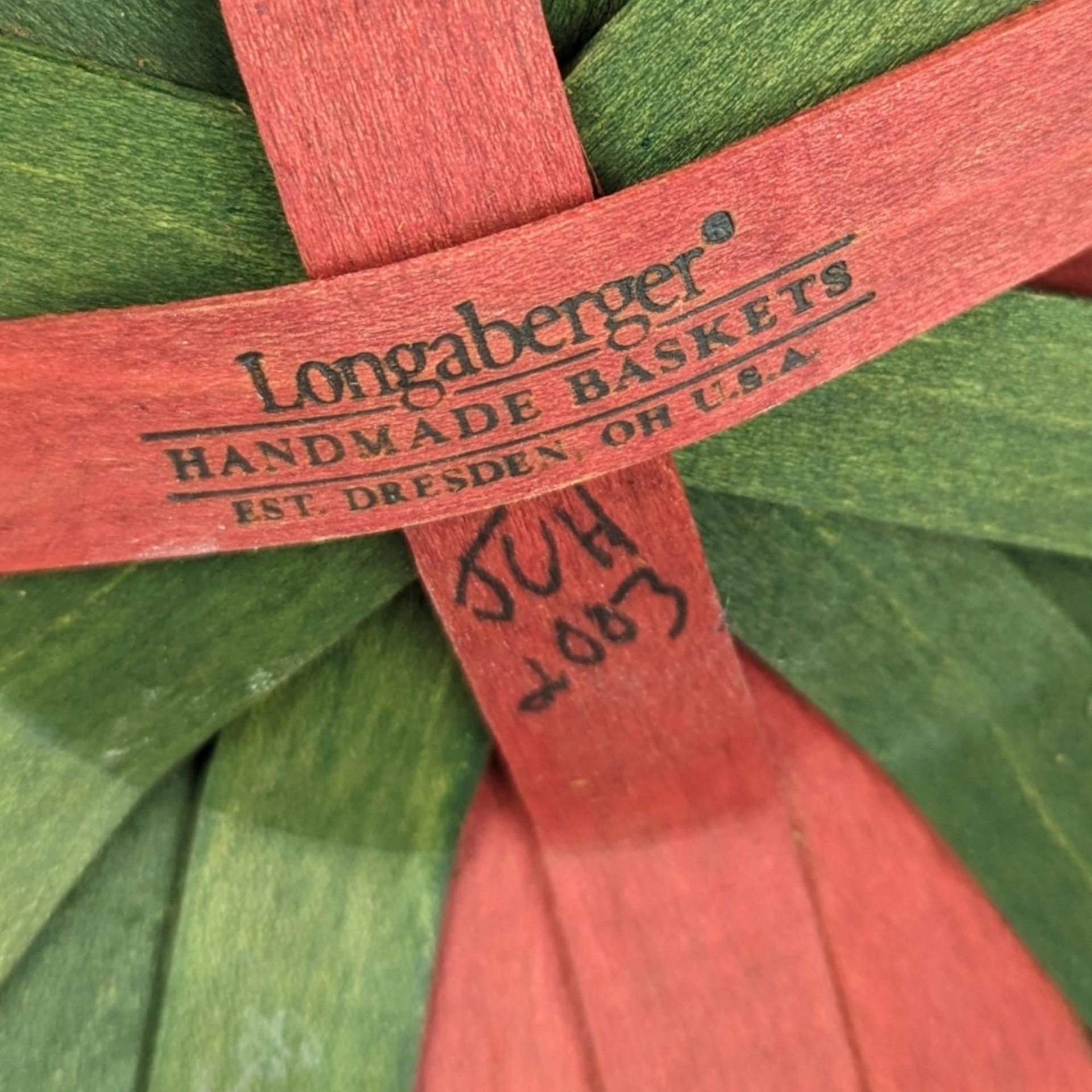 2003 Longaberger Caroling Basket