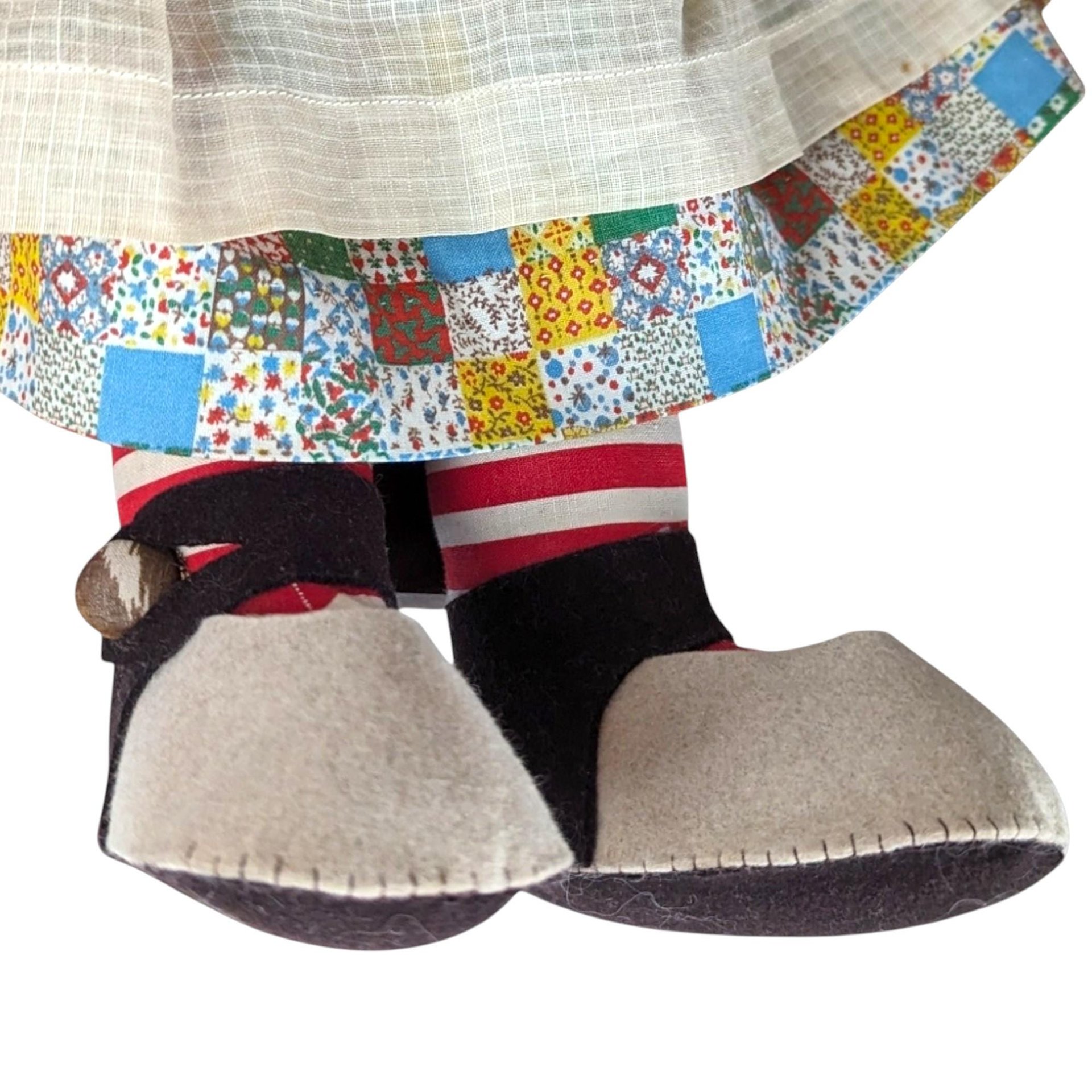 Vintage Handmade Raggedy Ann and Andy Dolls