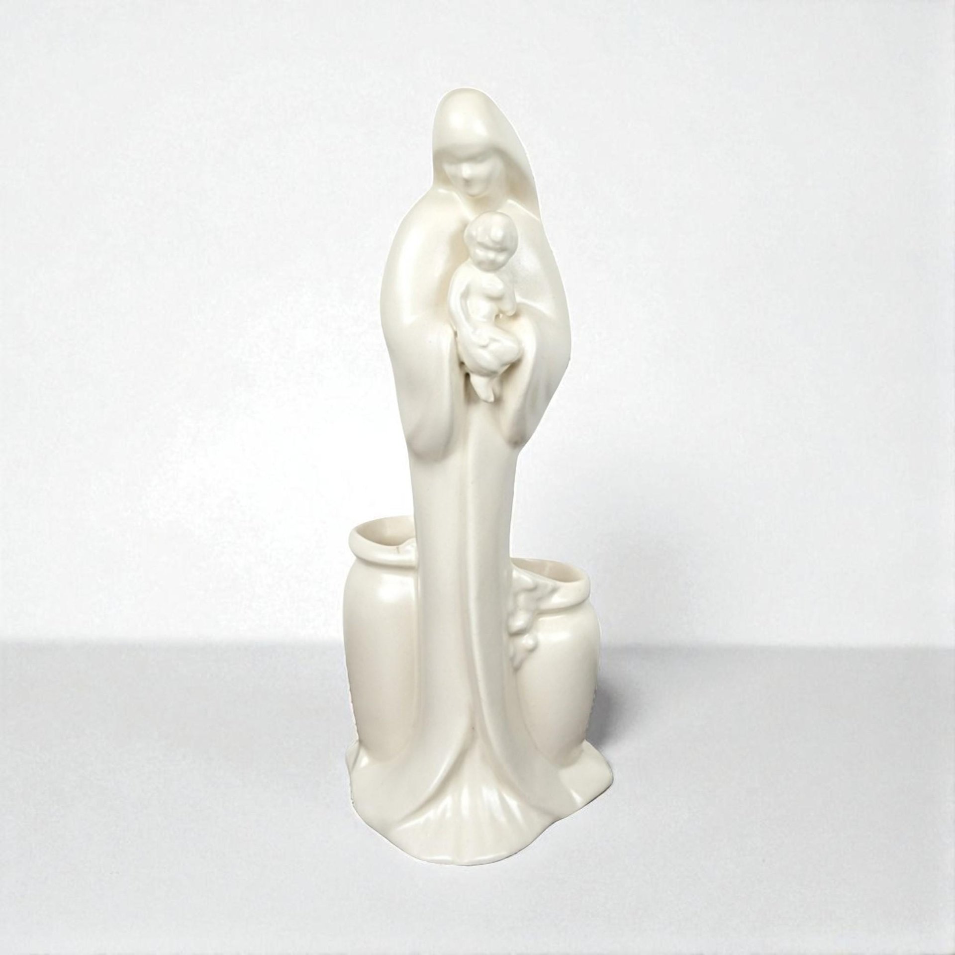 Vintage Haeger Pottery Madonna with Child Planter