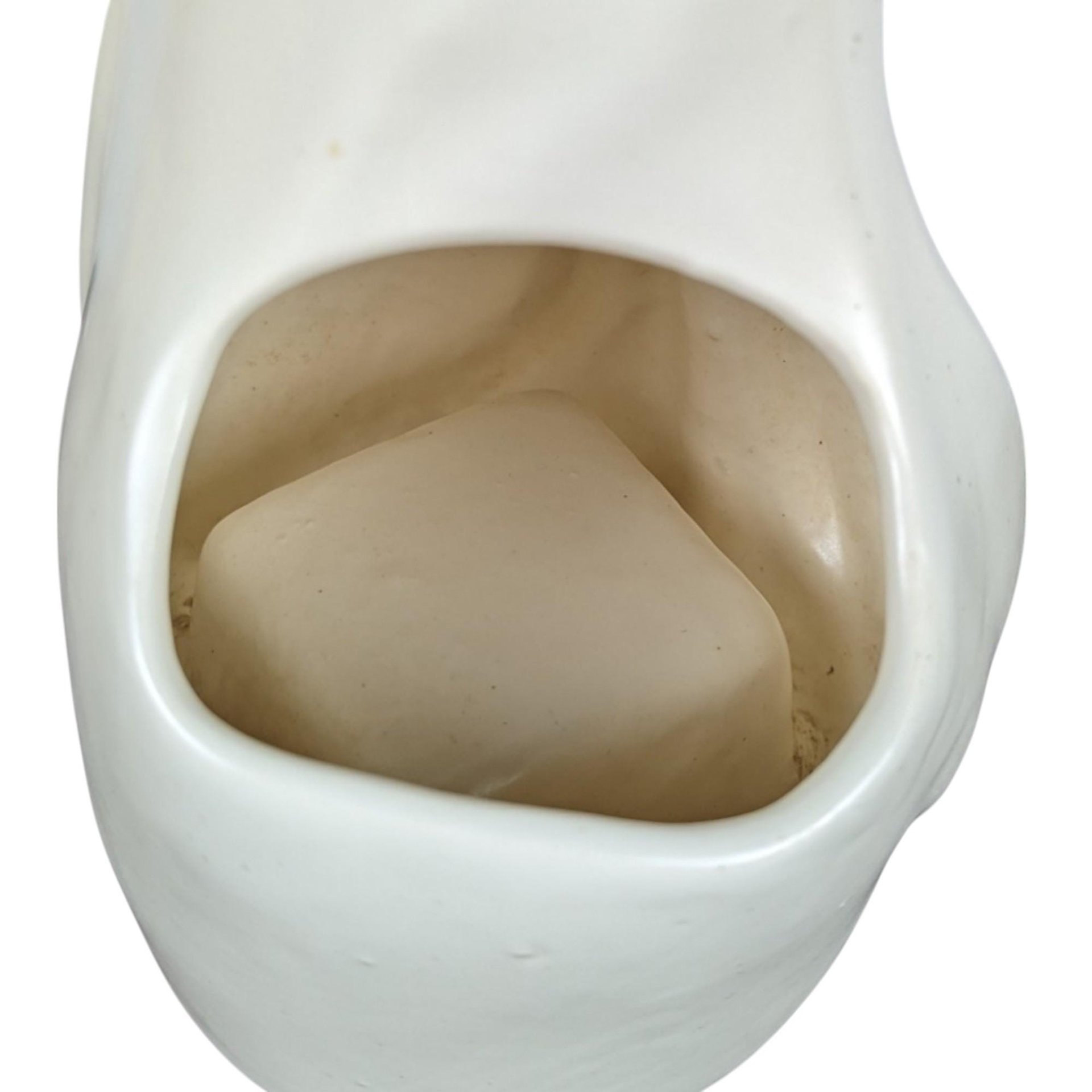 Vintage Pottery Madonna Music Box Planter