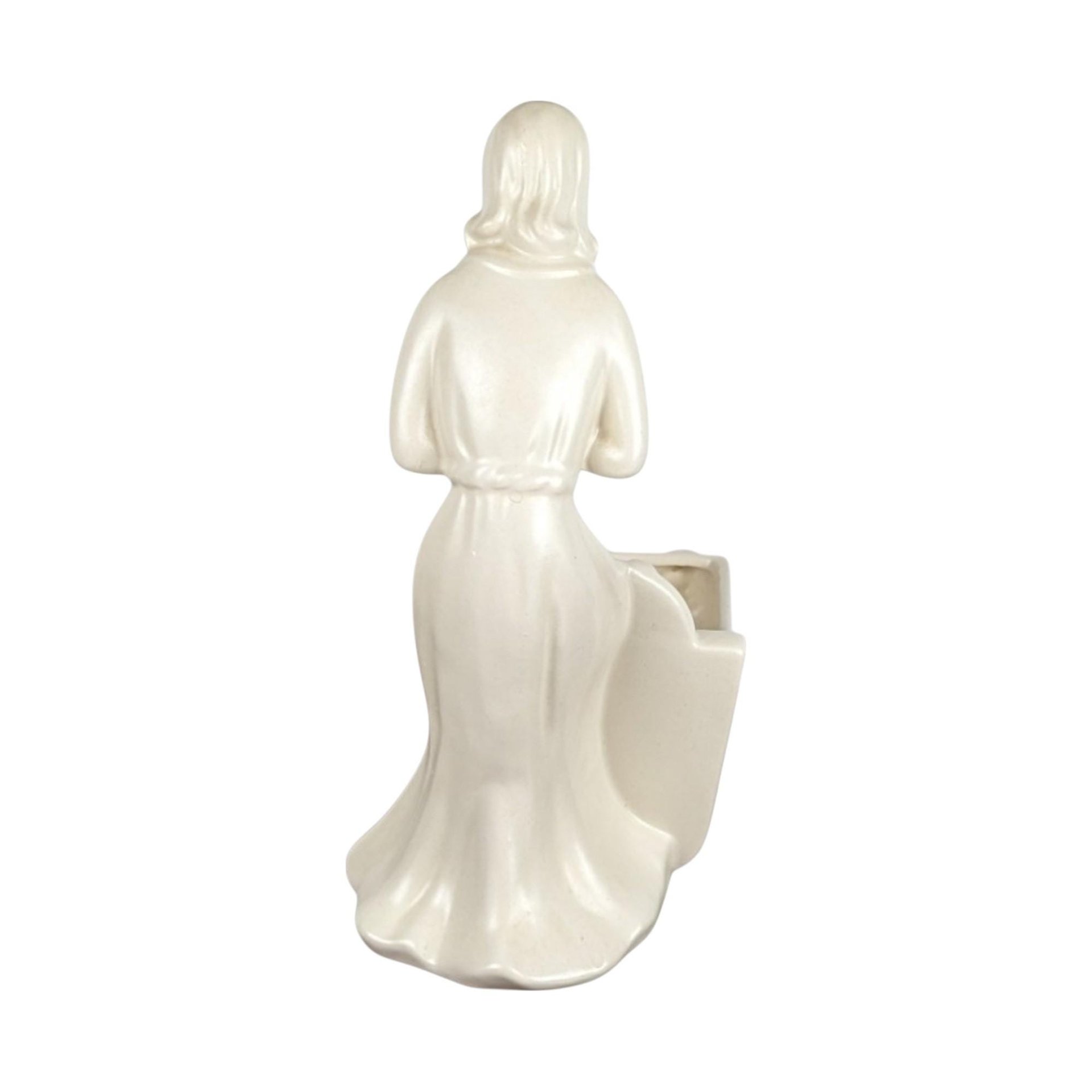 Vintage Haeger Pottery Woman and Cradle Planter