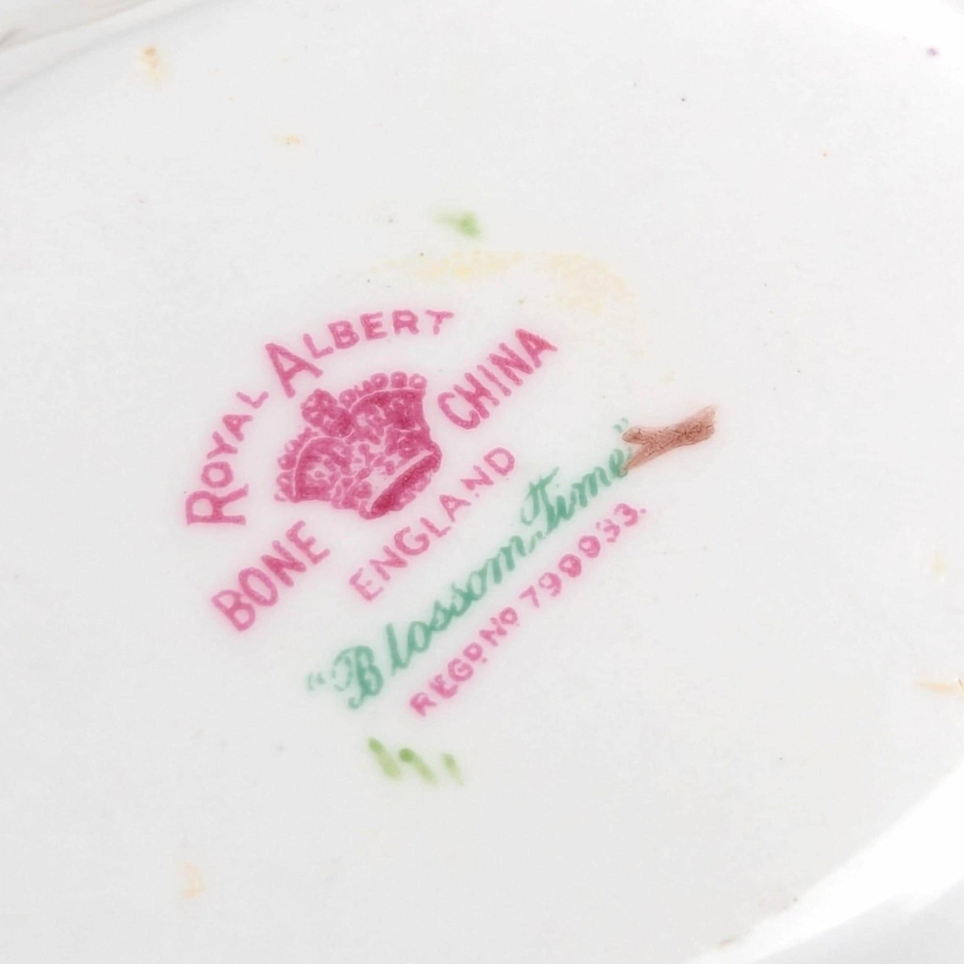 Vintage Royal Albert Blossom Time Choice: Square Cake Plate or Oval Dish