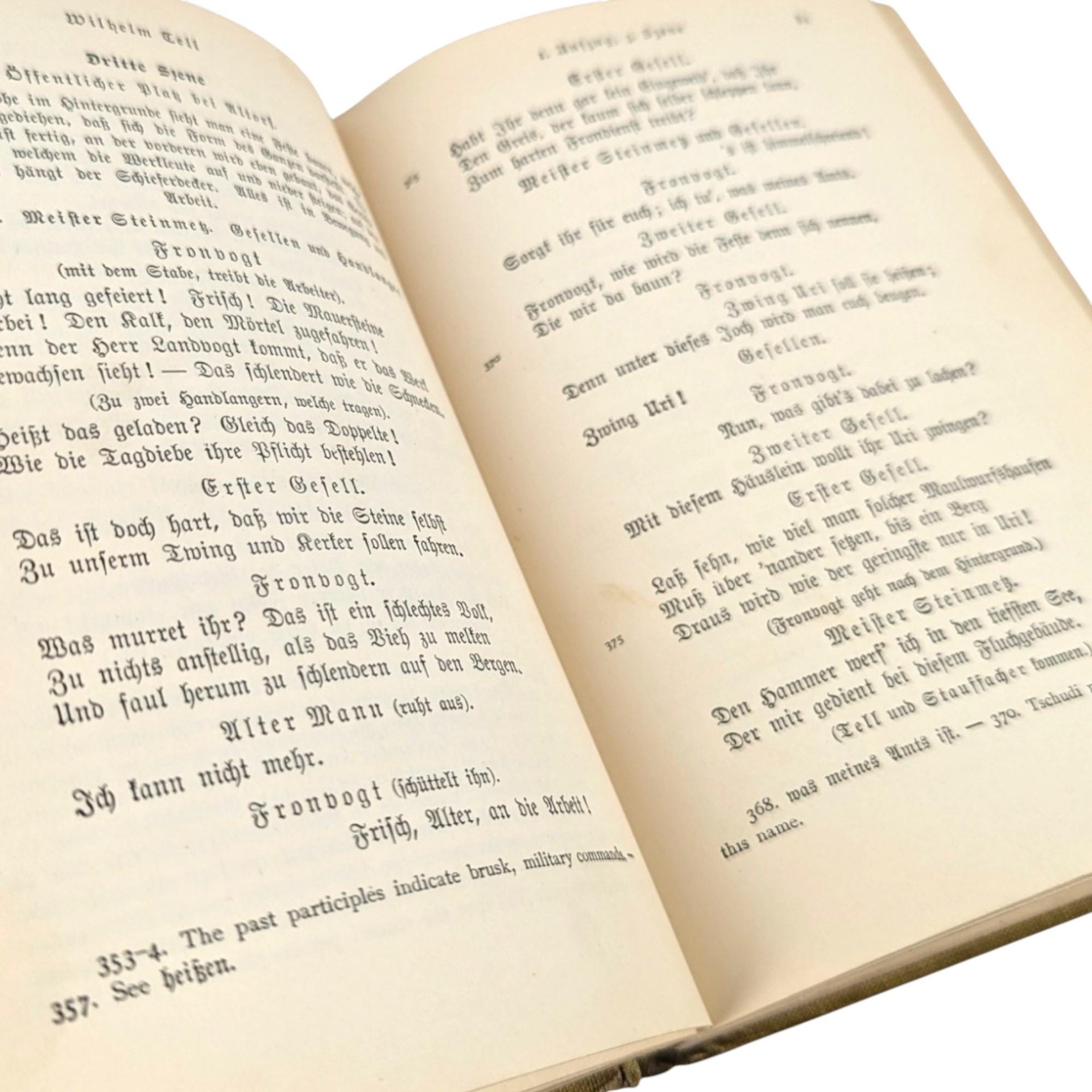 1905 Wilhelm Tell Schiller Hardcover