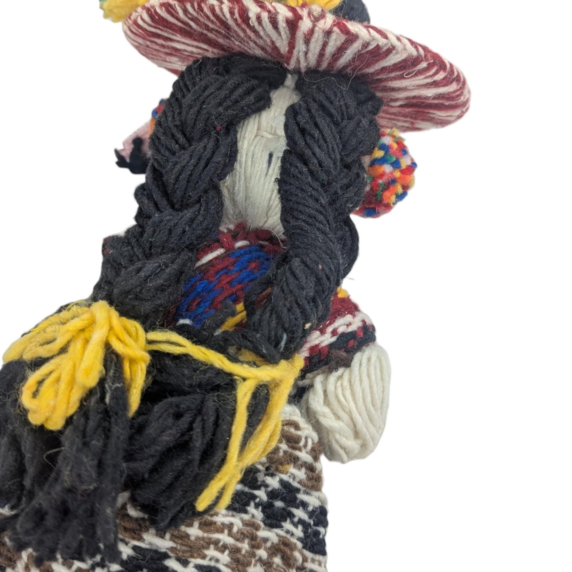 Vintage Guatemalan Folk Art Doll