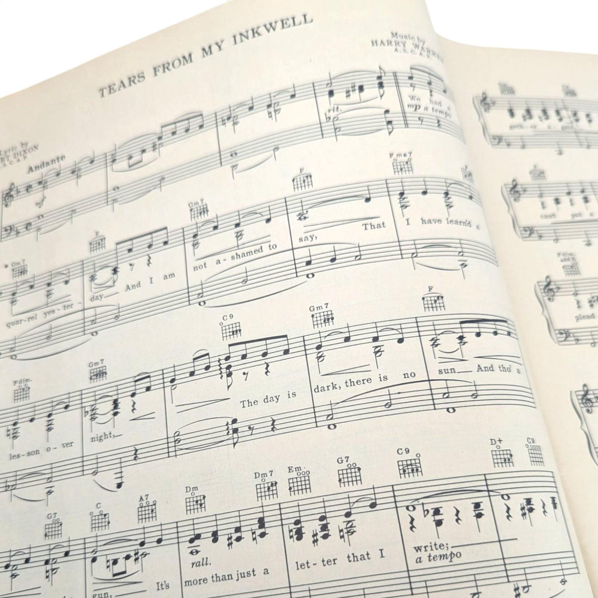 1939 Warner Brothers Song Folio