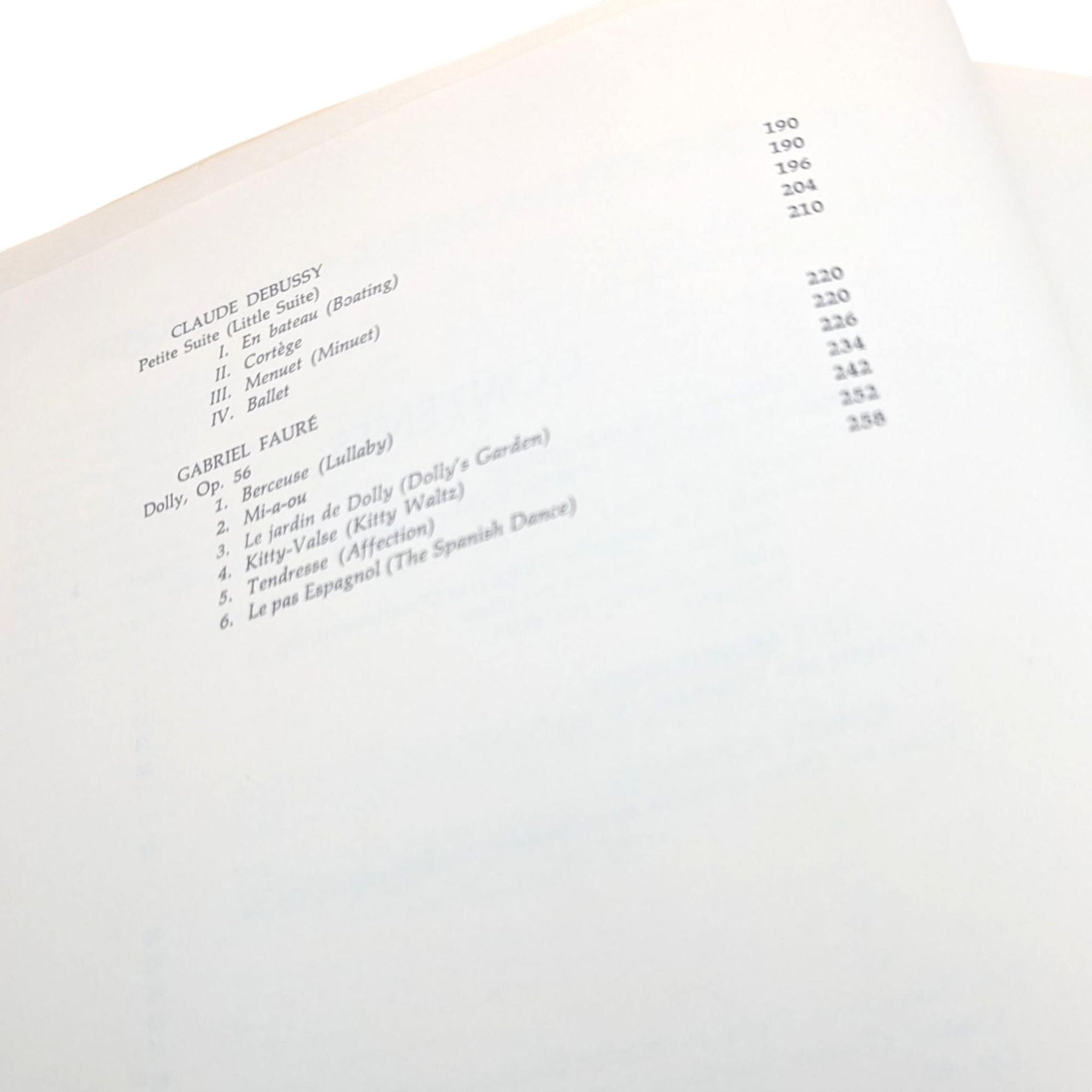 1979 Four-Hand Piano Music Book