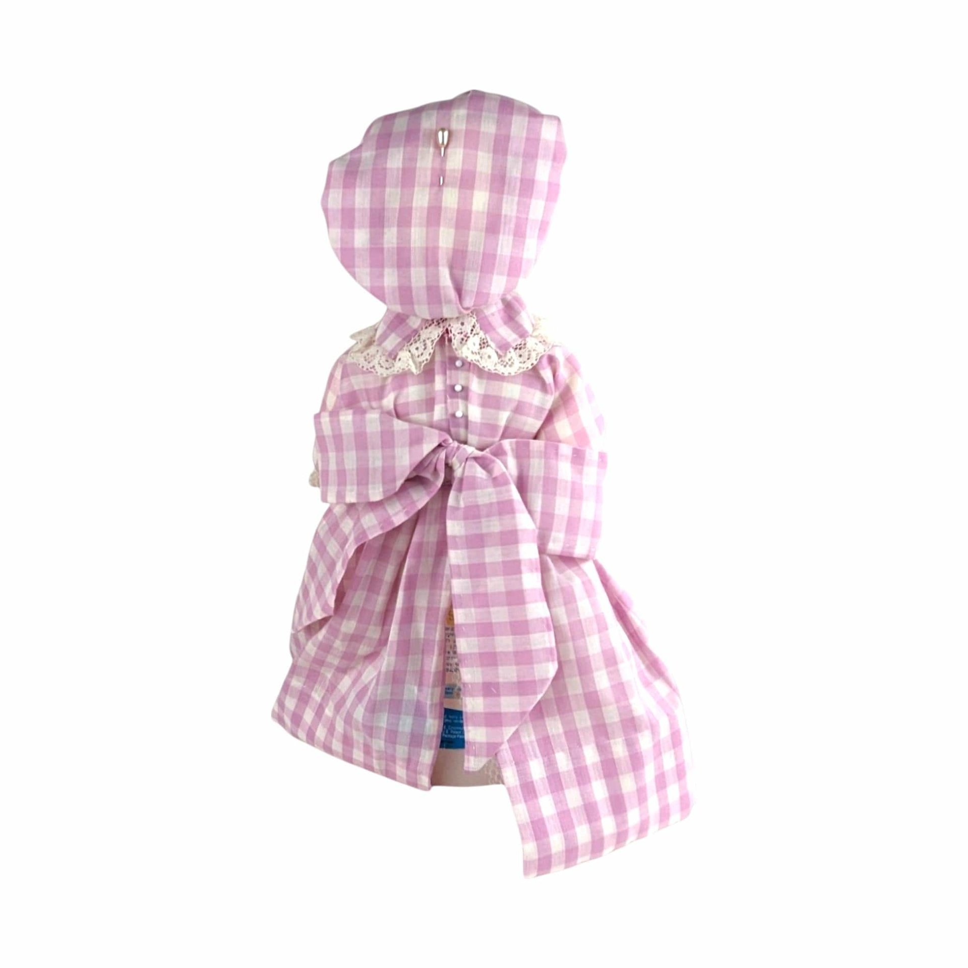 Vintage Handmade Soap Bottle Granny Doll