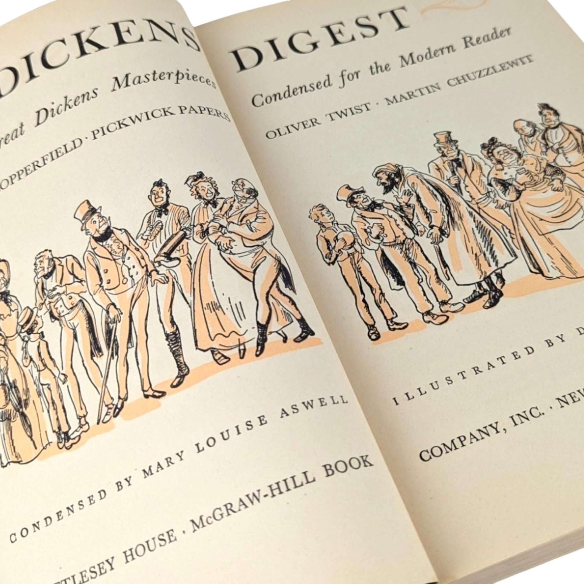 1943 The Dickens Digest Hardcover