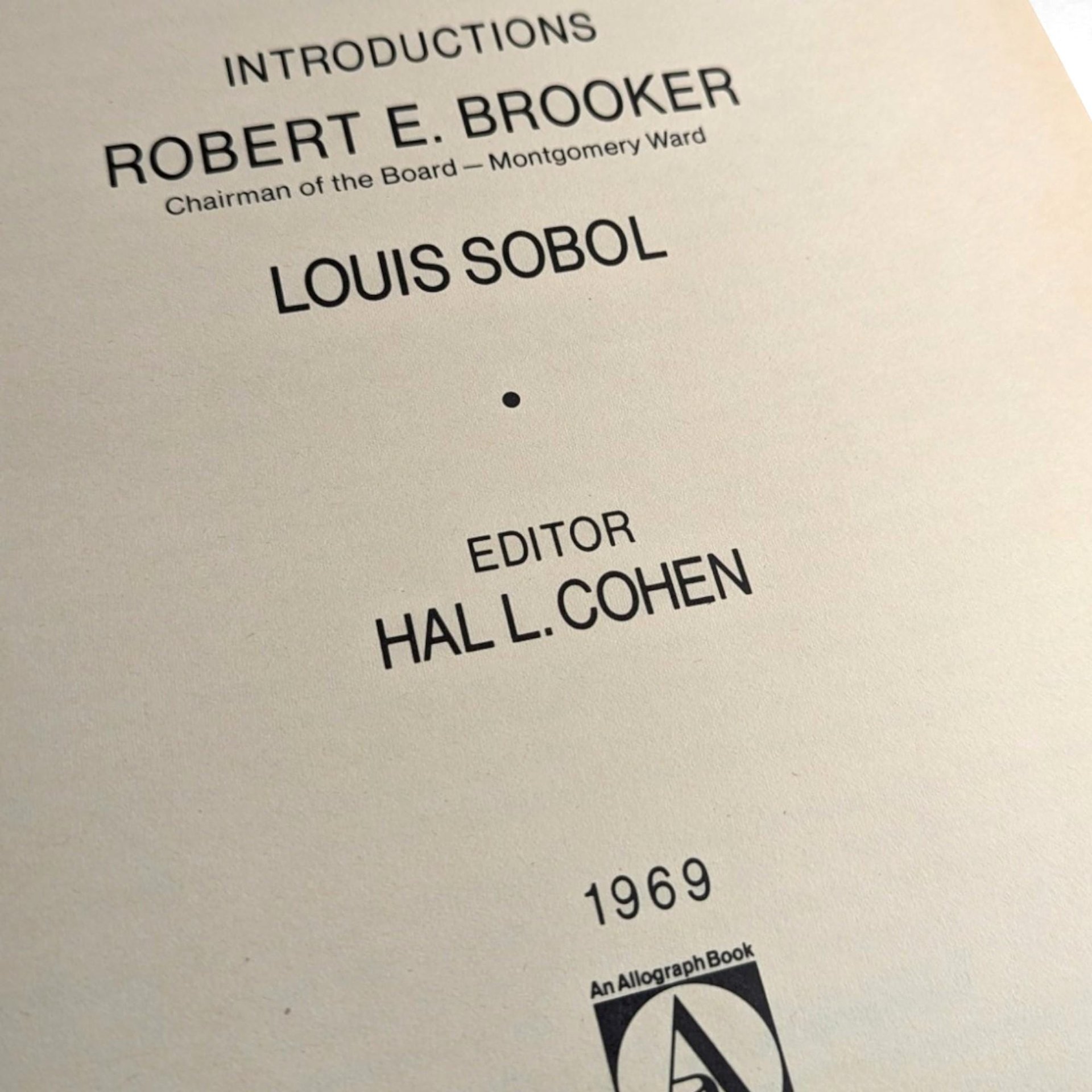 1969 Montgomery Ward 1922 Reprint Catalogue: Golden Jubilee