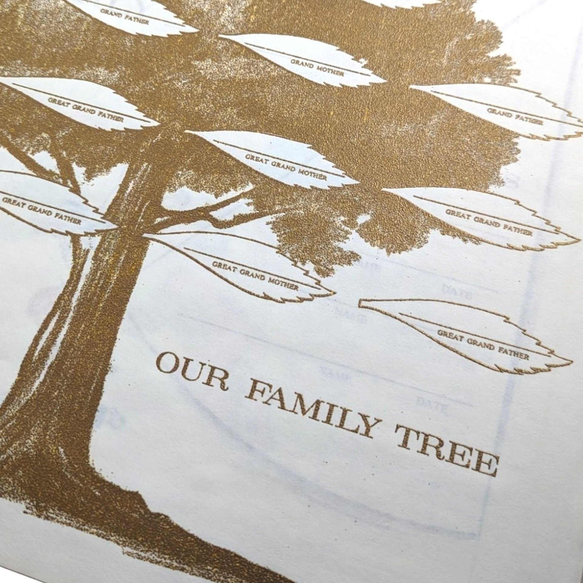 Vintage Memories Large Gold Embossed Cream Photo Album