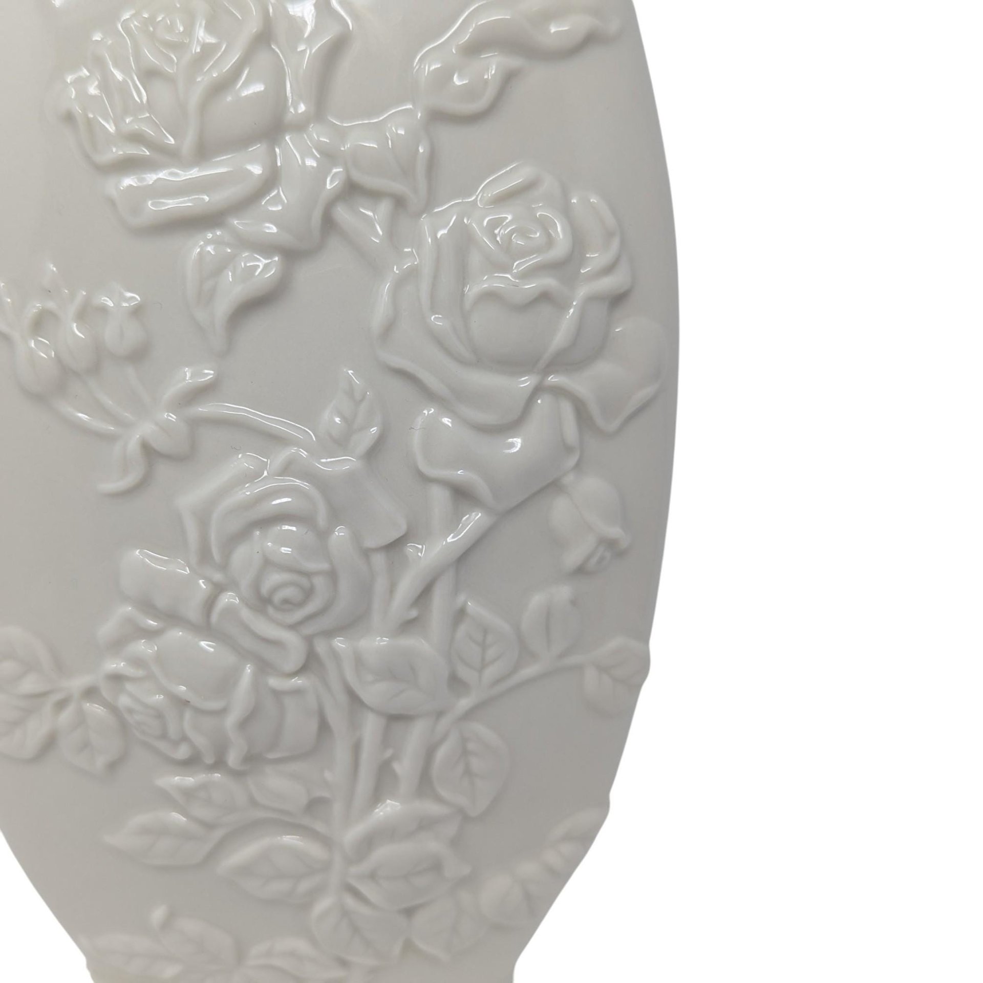 1989 'Mother's Day Roses' by Lenox Ivory Porcelain Vase