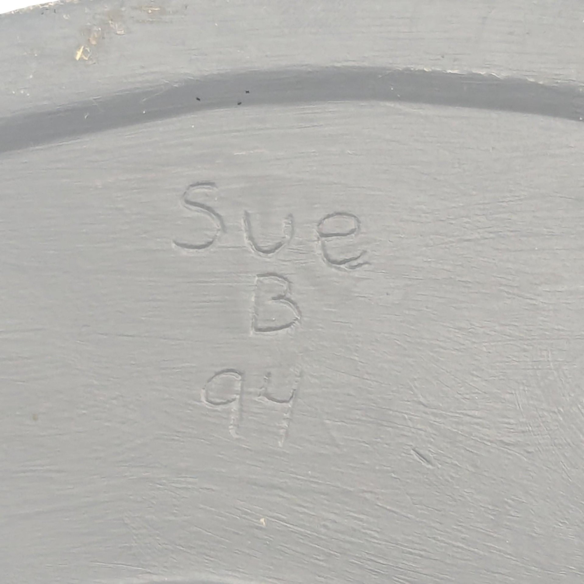 Vintage 1994 Hand-Painted Ceramic Black Panther: Sue B Signed Wildlife Figurine