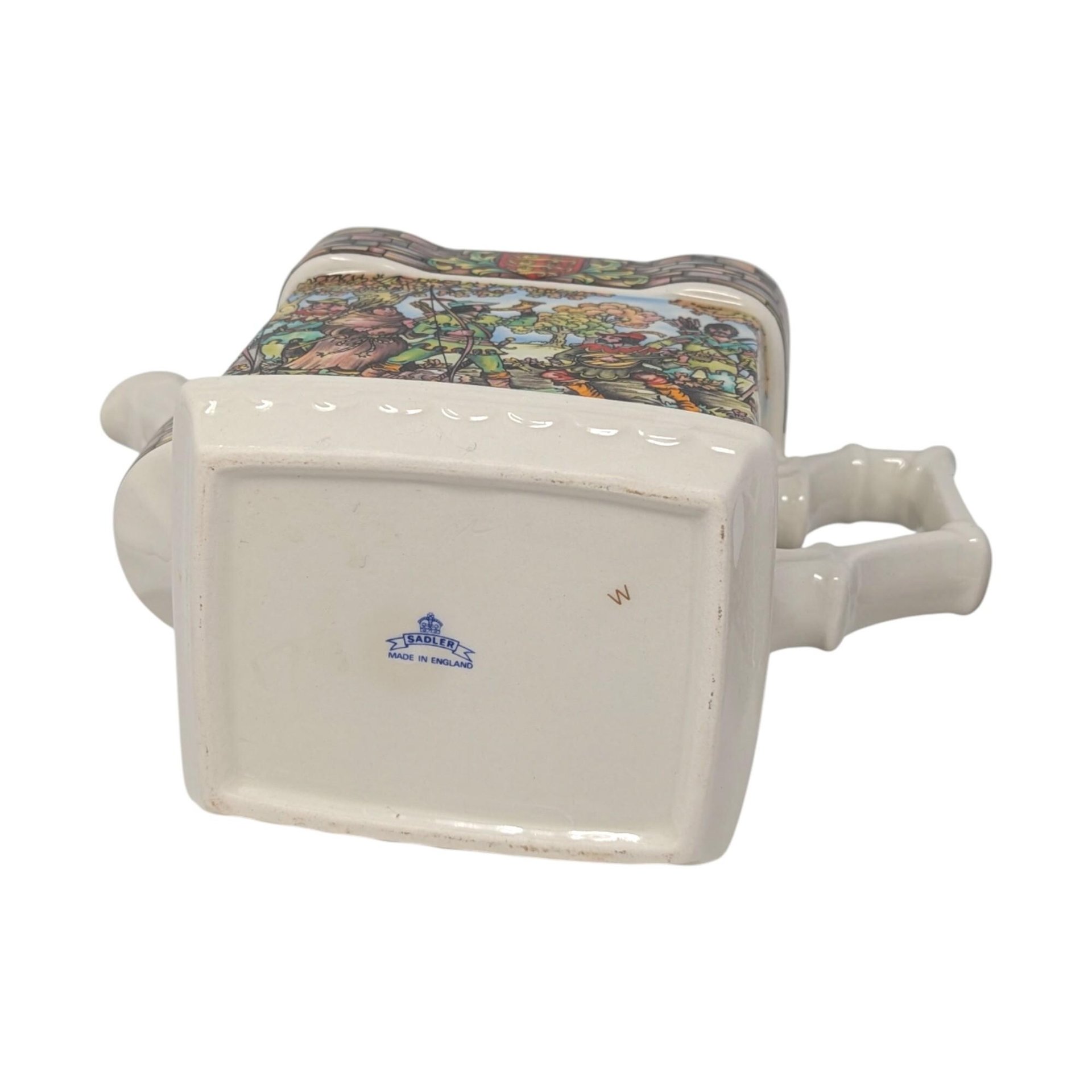 1980s 'Robin Hood & Sherwood Forest' Sadler Porcelain Teapot