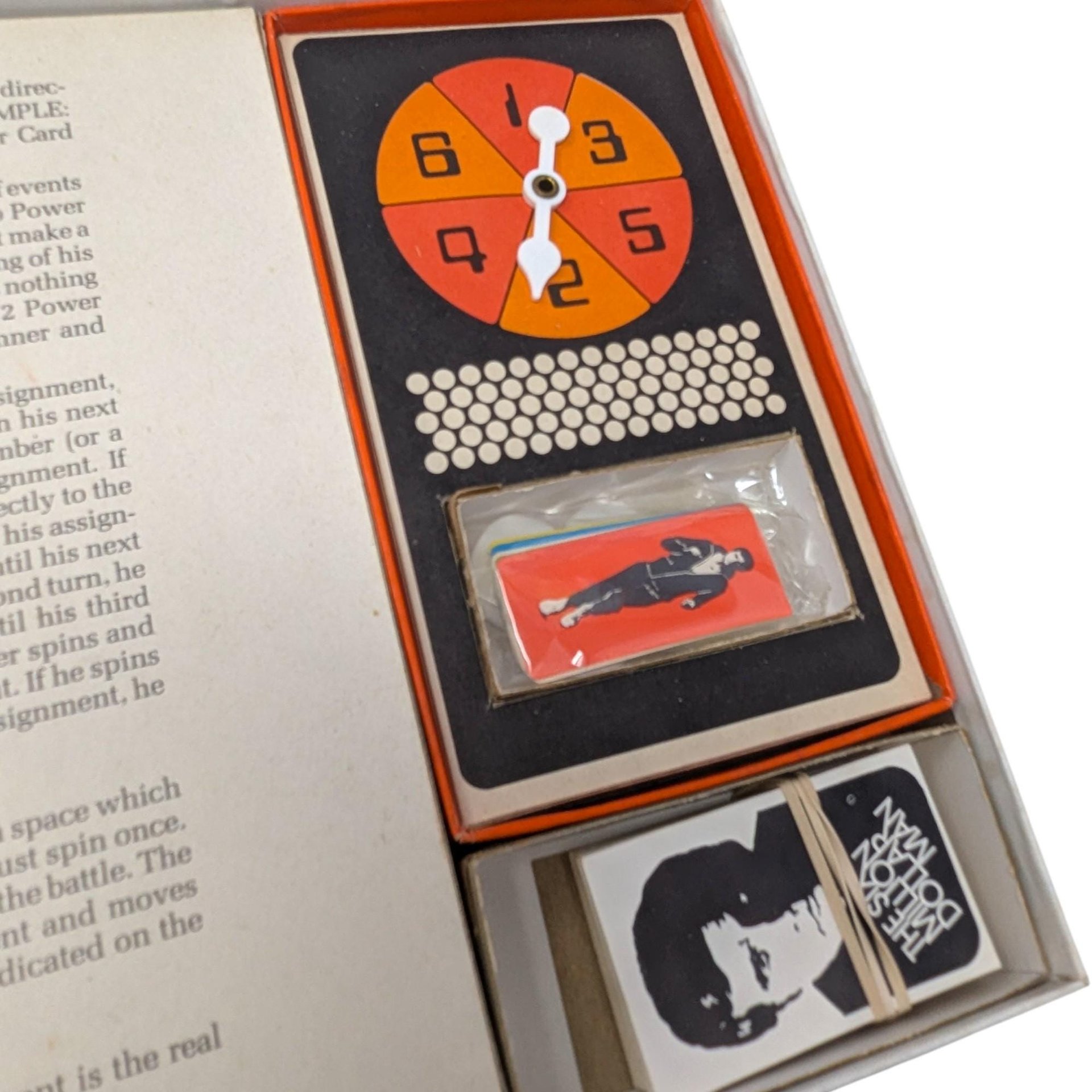 Vintage 1975 The Six Million Dollar Man Board Game: Parker Brothers Steve Austin TV Show