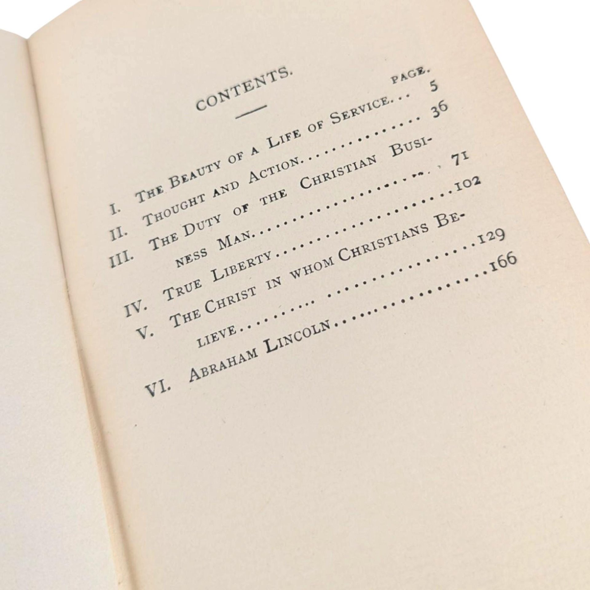 Antique Addresses Phillips Brooks Hardcover