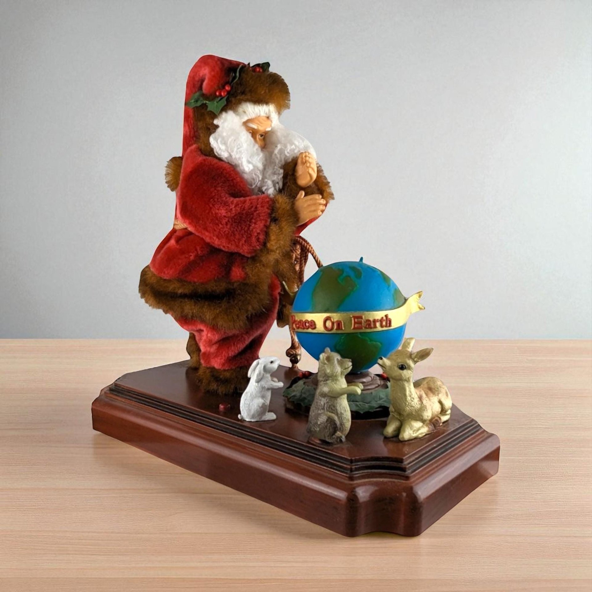 Vintage Gemmy Animated Musical Santa