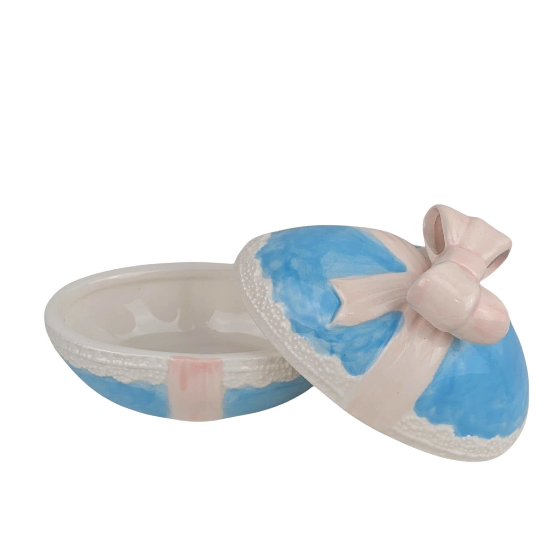 Vintage Easter Decor Choice: Pull String Bunnies or Trinket Box