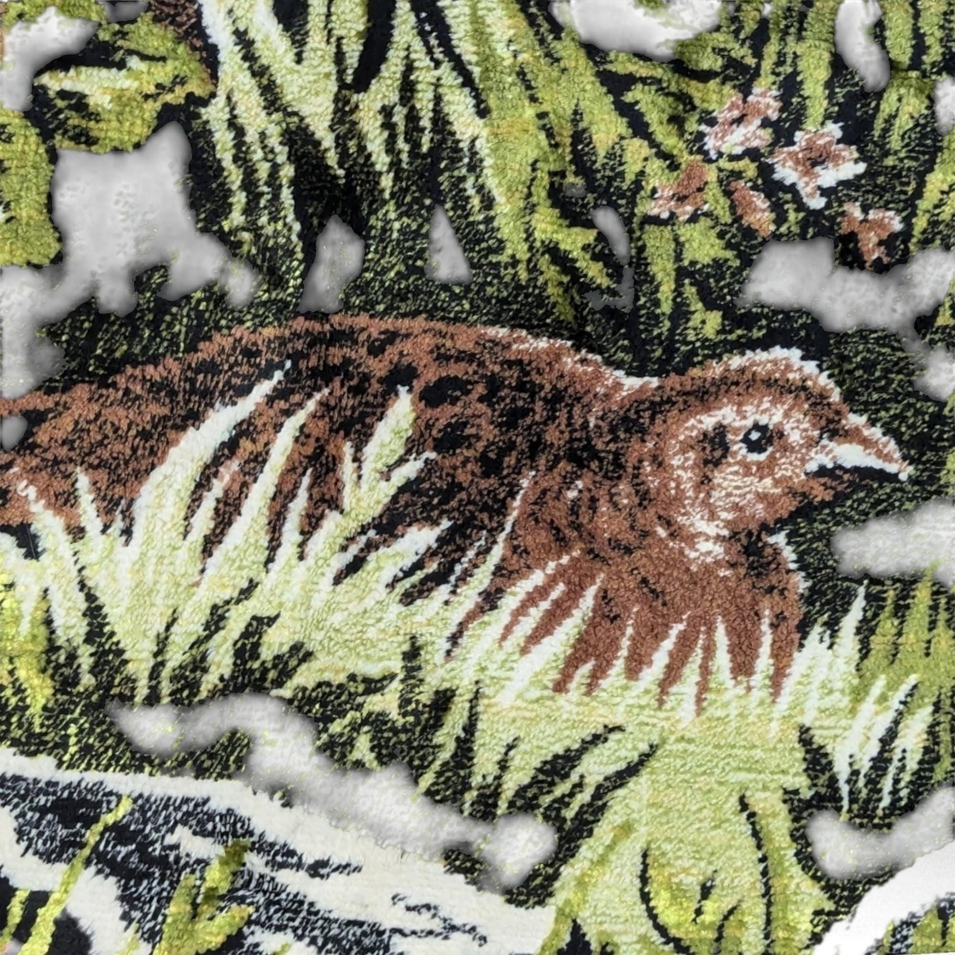 Vintage Pheasant Scene Tapestry