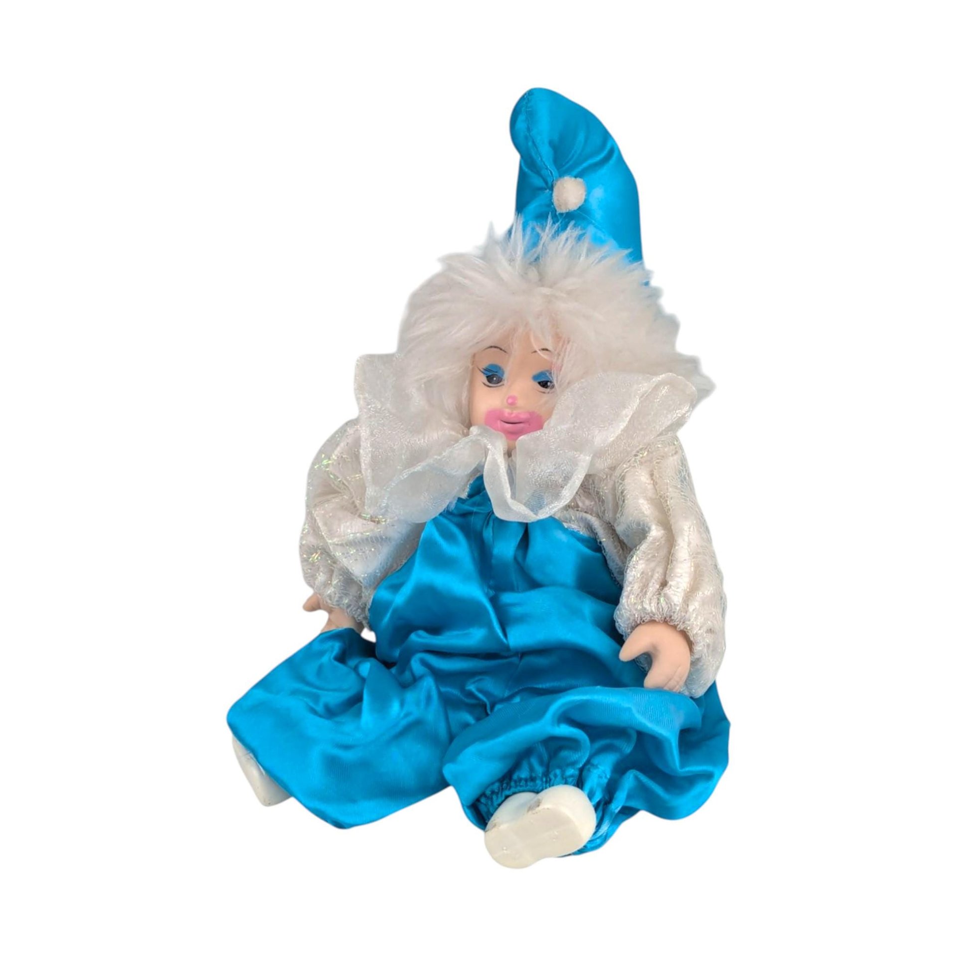 Vintage Porcelain Jester Baby Doll