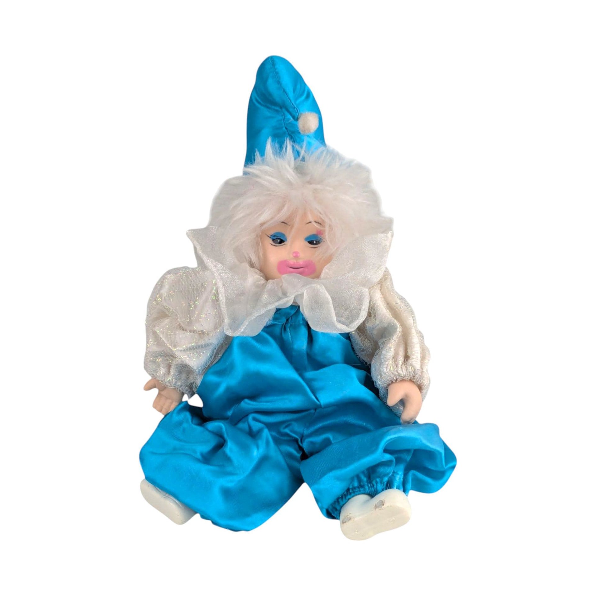 Vintage Porcelain Jester Baby Doll