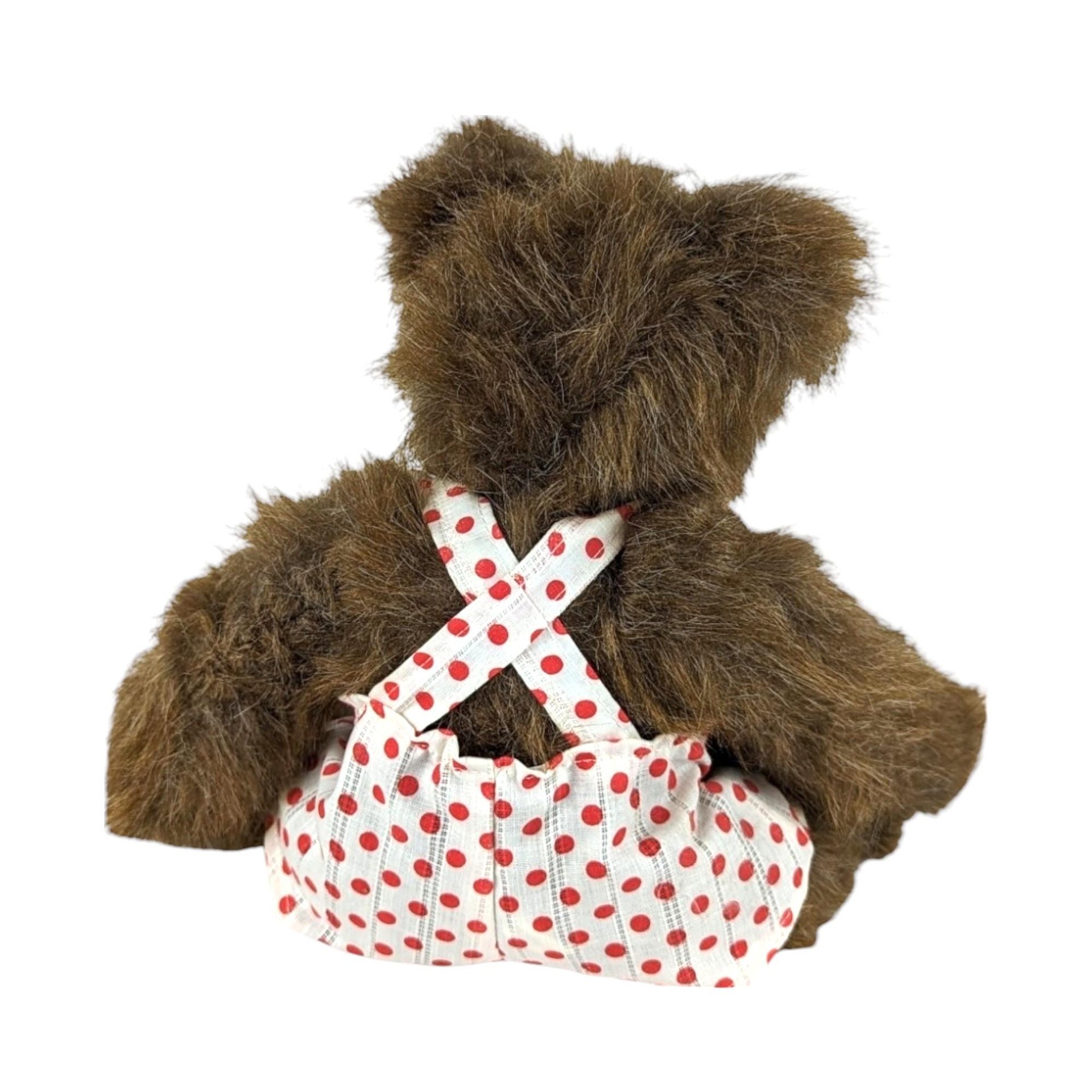 Vintage Brown Plush Teddy Bear