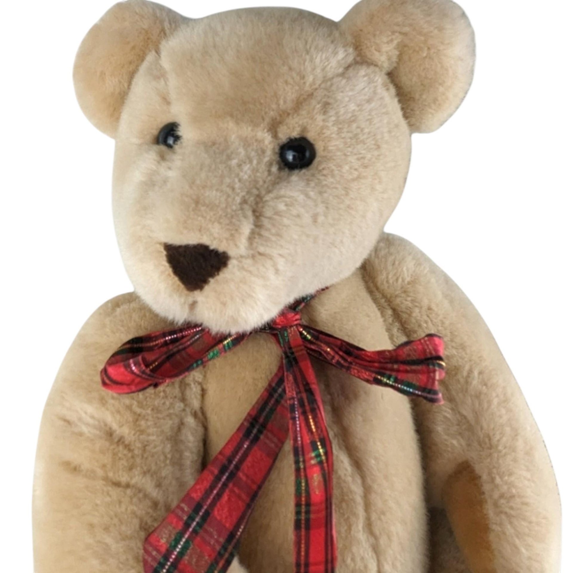 Vintage Tan Polar Puff Teddy Bear