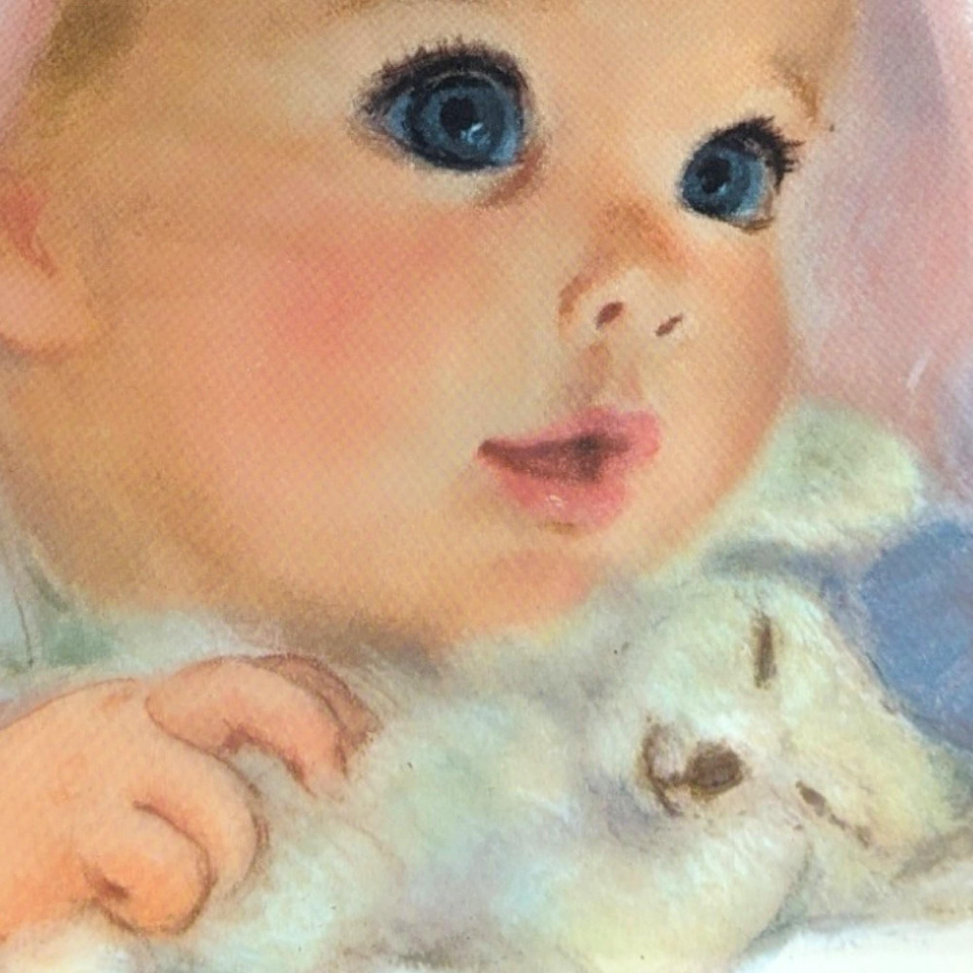 1960s Northern Tissue Kids Framed Print