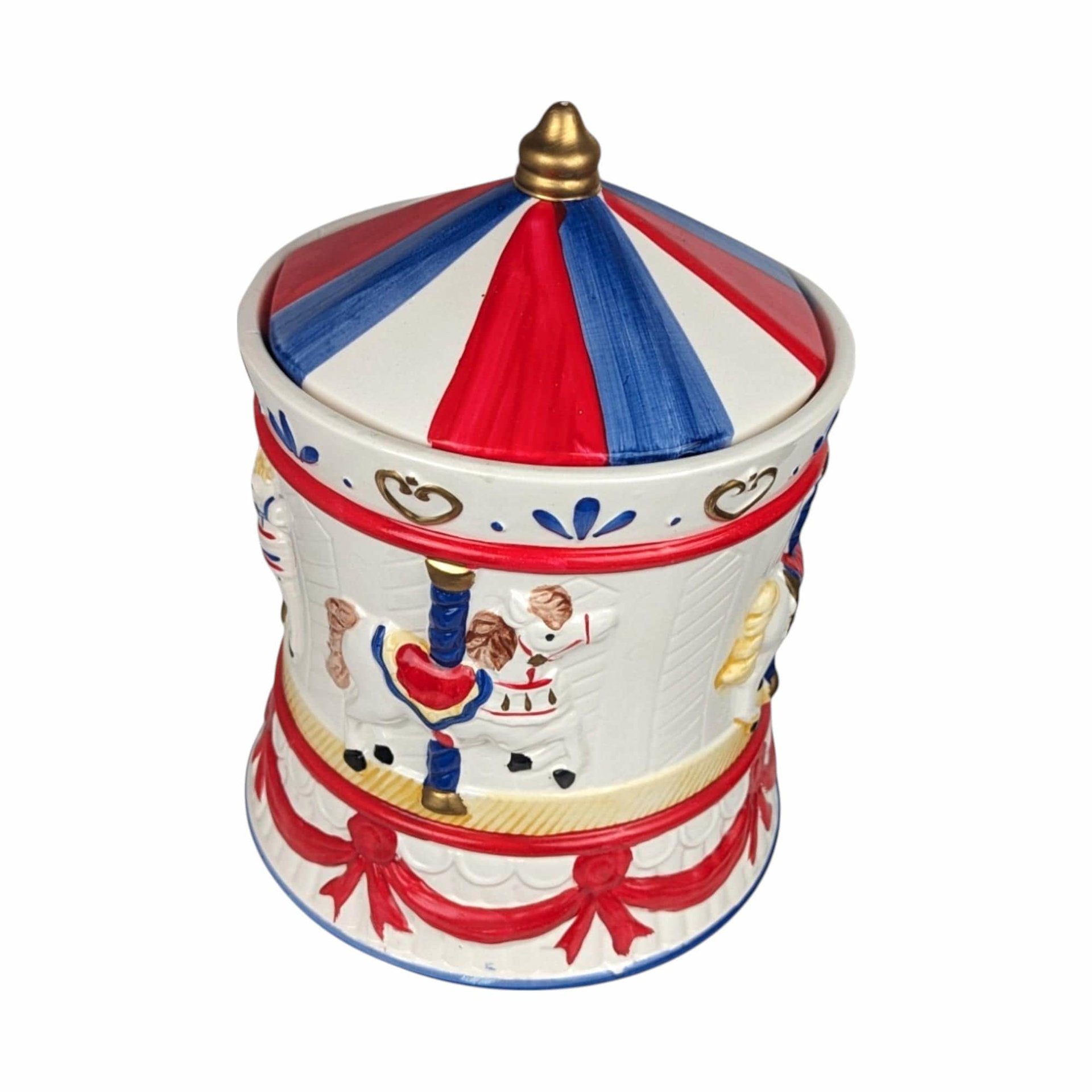 Vintage AMC Carousel Musical Cookie Jar