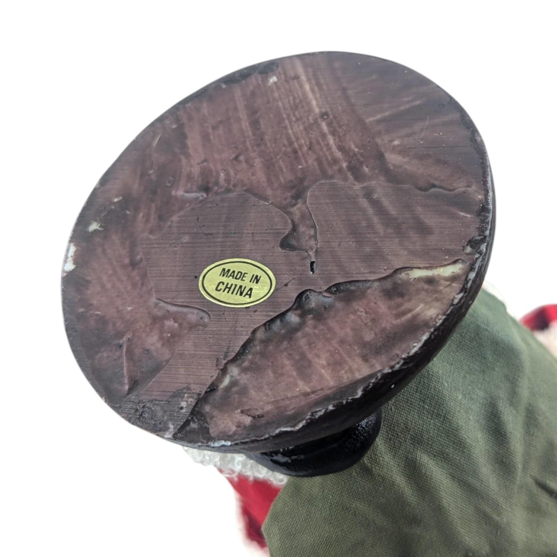 Vintage Resin Santa Claus Figurine